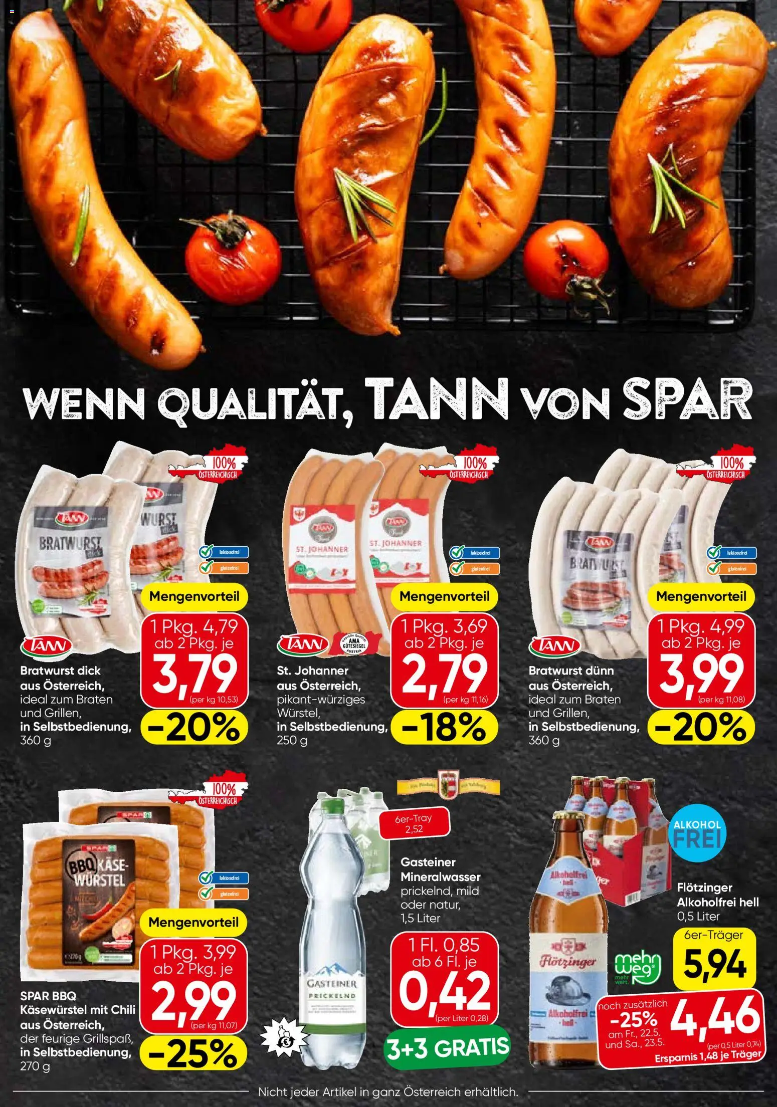 Spar Der Perfekte Grillgenuss - Salzburg gültig ab 21.05.2026 | Seite: 4 | Produkte: Wurst, Chili, Käse
