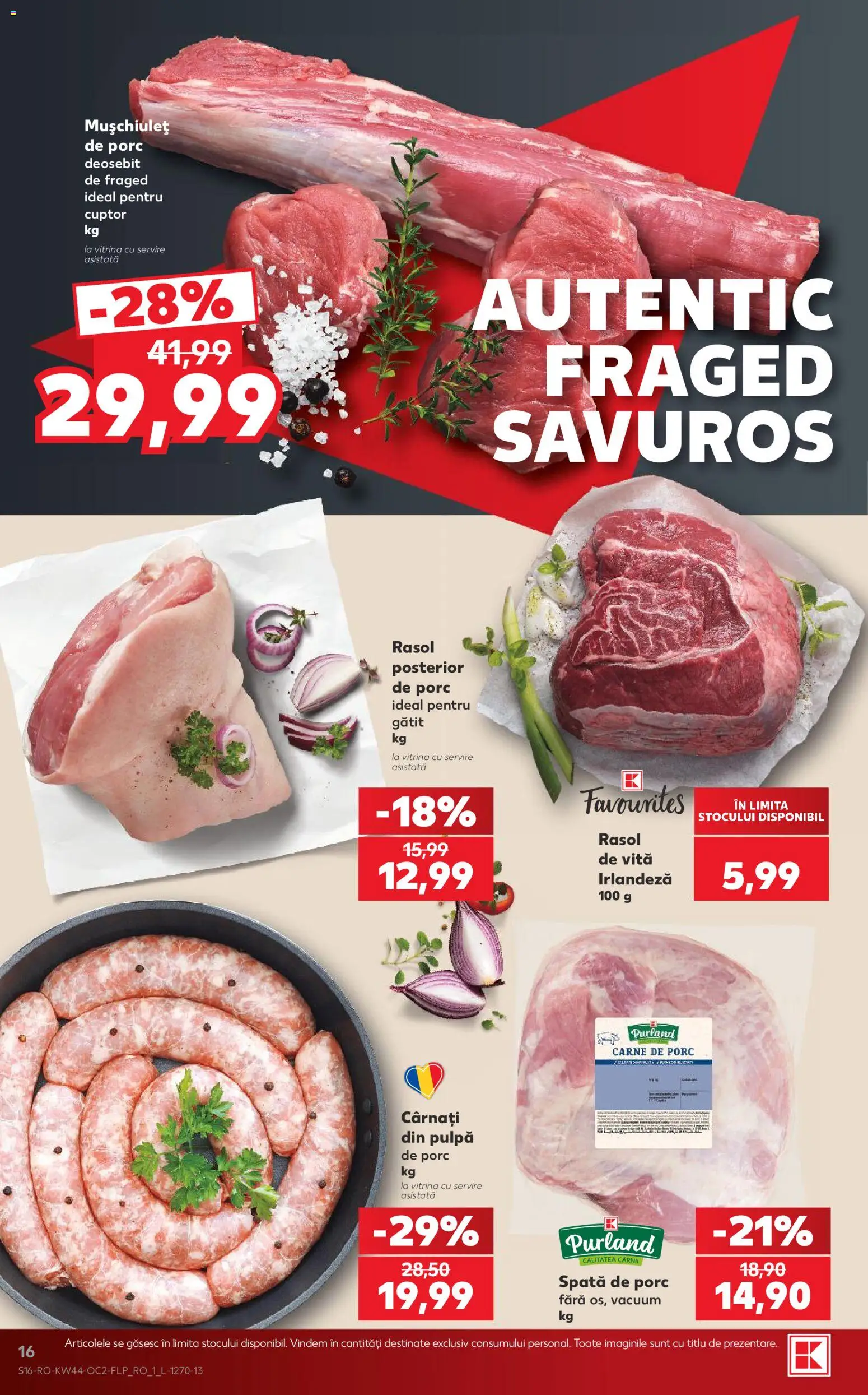 Noul catalog Kaufland – valabil de la 28.10.2026 | Pagină: 16