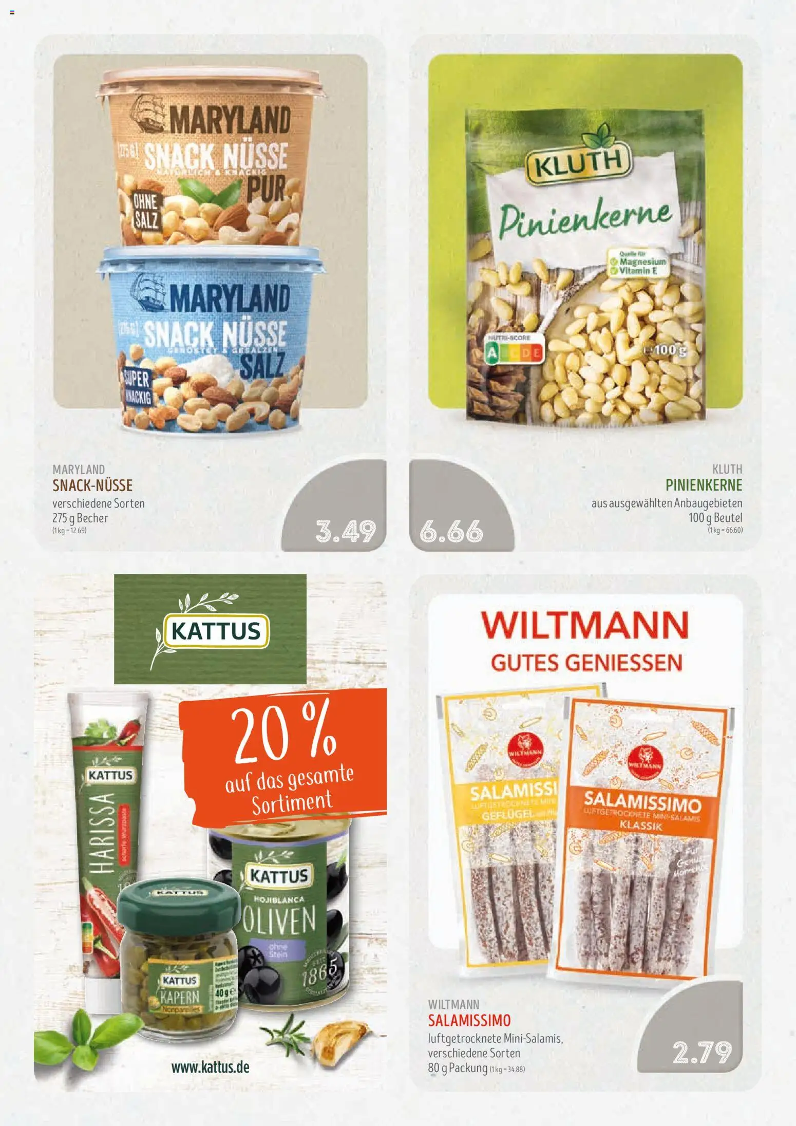Edeka Struve Prospekt 	 – gültig ab 18.05.2026 | Seite: 14 | Produkte: Salz, Nüsse