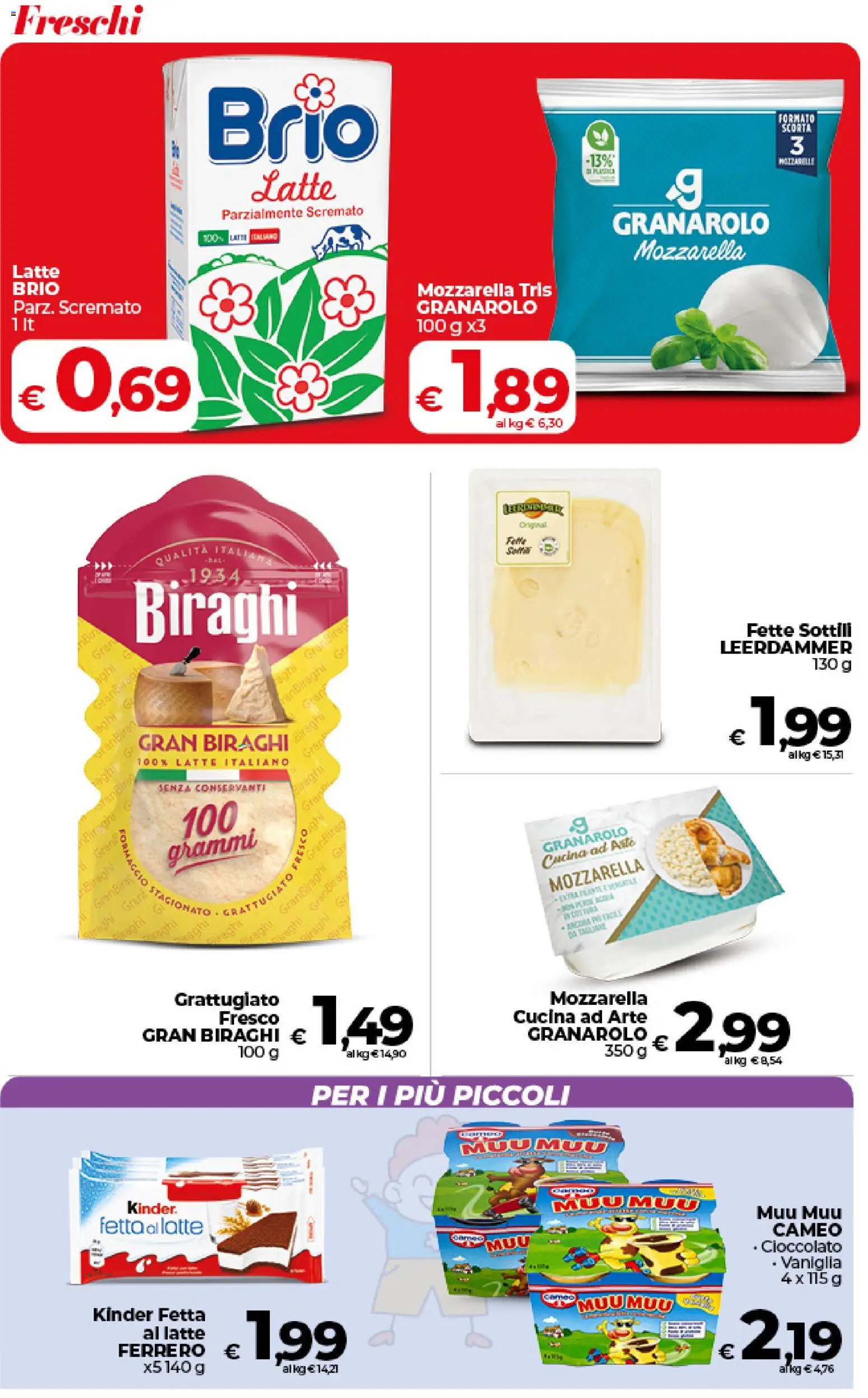 Volantino COOP del 09.06.2026 | Pagina: 14 | Prodotti: Cioccolato, Latte, Formaggio, Latte parzialmente scremato