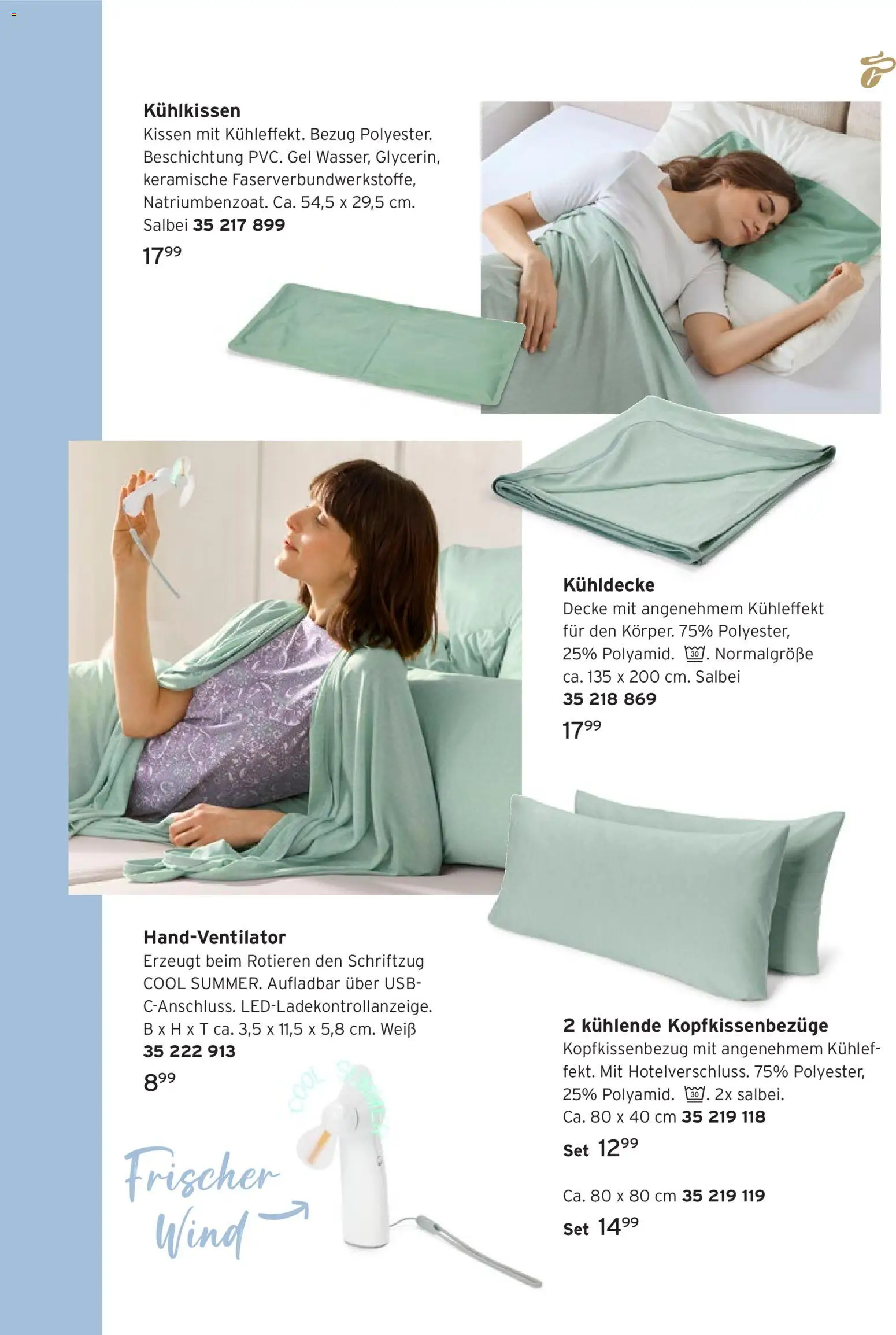 Prospekt Tchibo Cool bleiben – gültig ab 17.06.2026 | Seite: 21 | Produkte: USB, Kissen, Decke