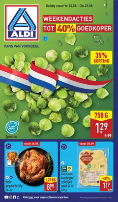 Aldi folder - Weekendfolder - Voorbeeld van een folder van Aldi, geldig van 25-09-2026