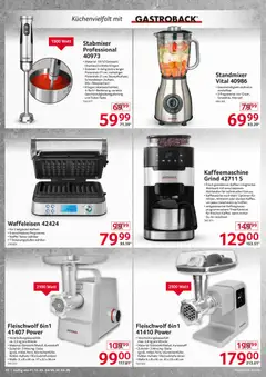 Selgros Non Food ab 15.05.2026 gültig | Seite: 10 | Produkte: Kaffeemaschine, Kaffee, Waffeln, Waffeleisen