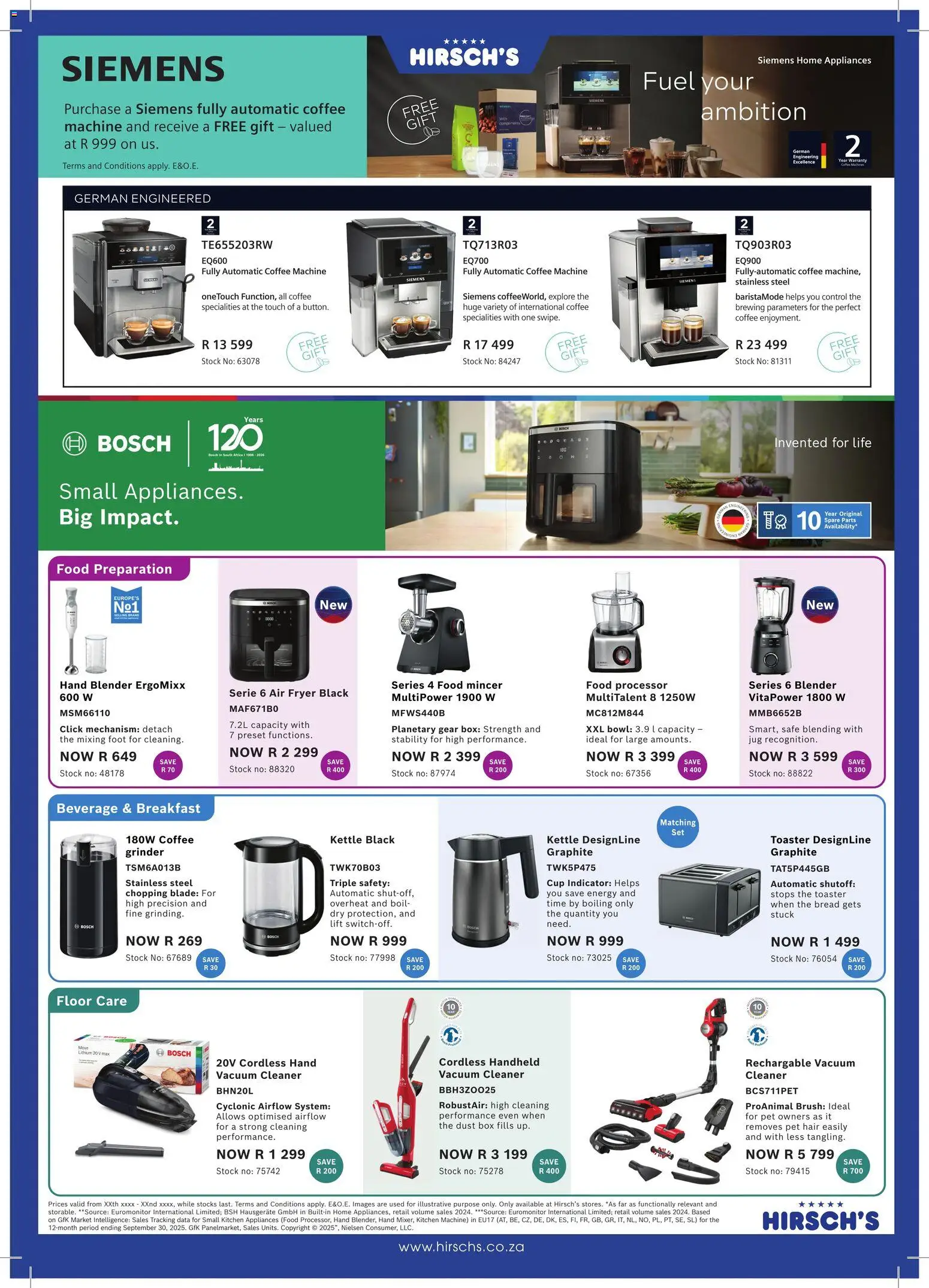 New Hirsch's catalogue – valid from 23/06/2026 | Page: 21 | Products: Vacuum cleaner, Grinder, Fryer, Bread