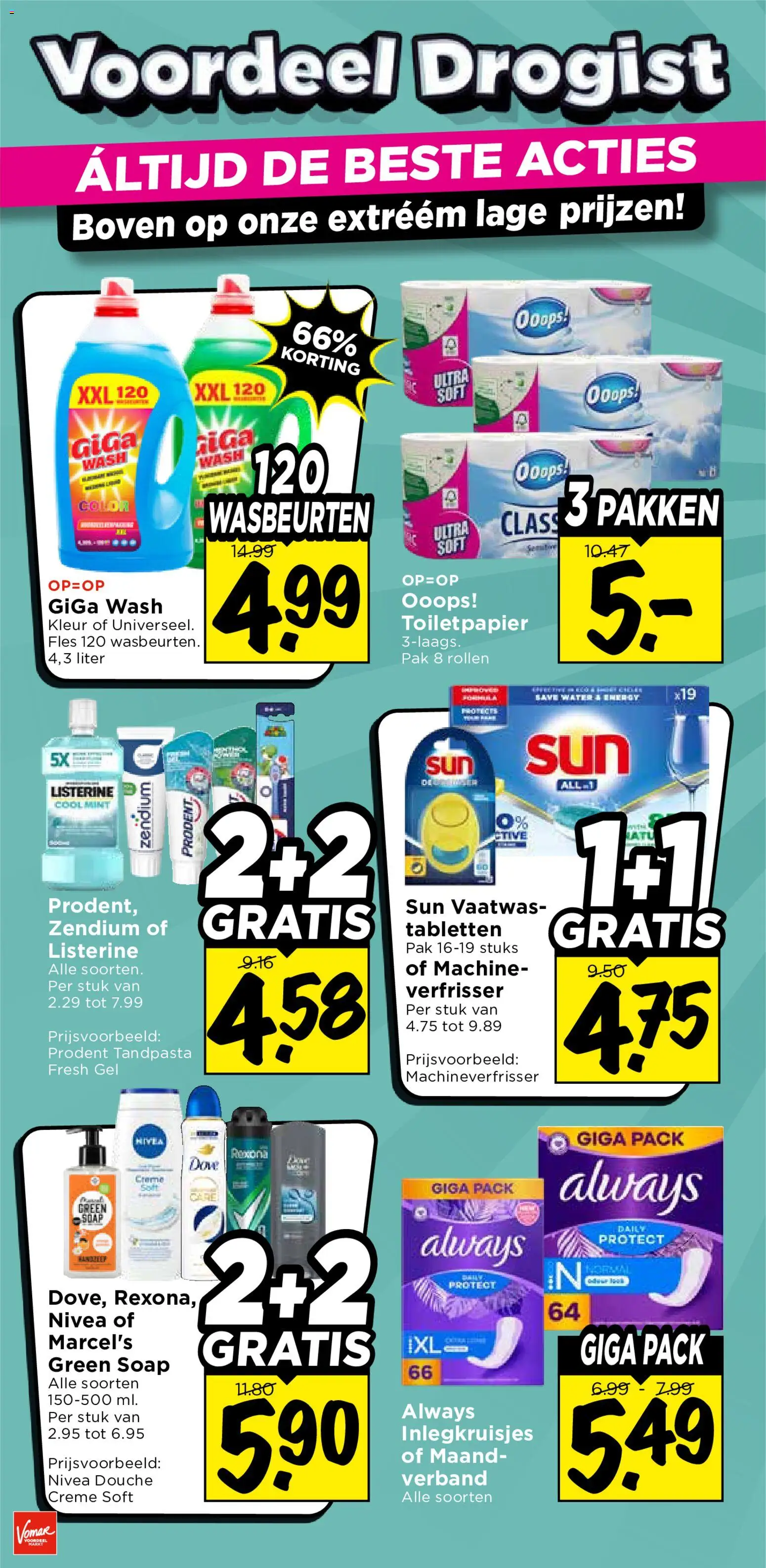 {H1} | Pagina: 33 | Producten: Listerine, Verband, Gel, Crème