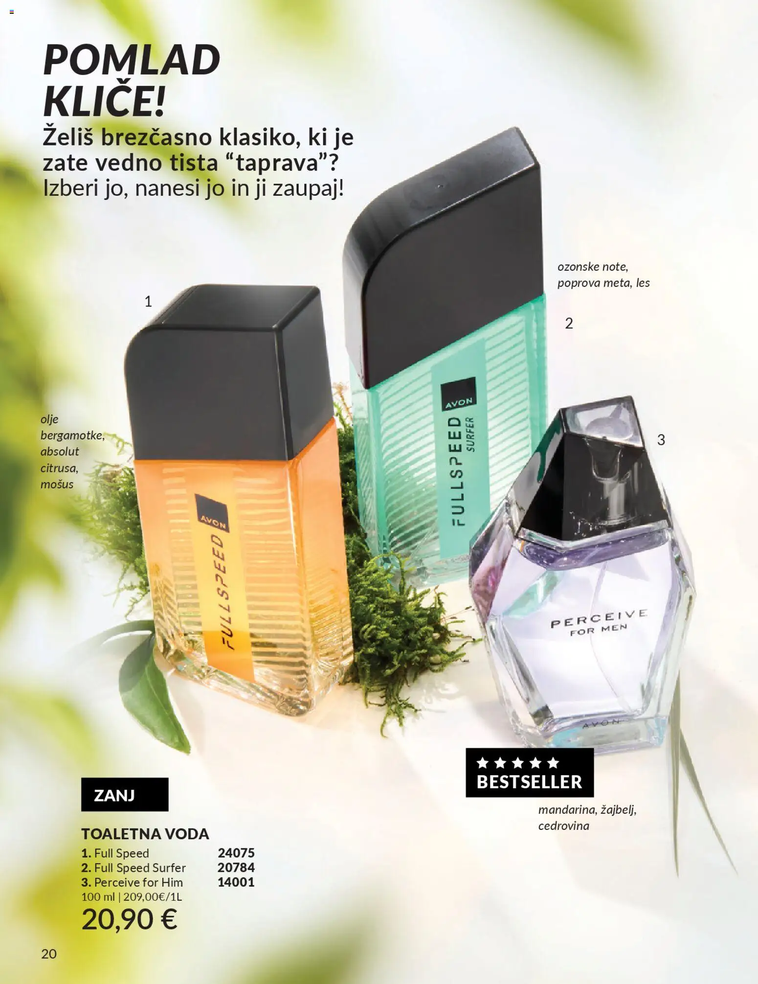 Novi Avon katalog ponudbe – veljaven od 31.03.2026 | Stran: 20 | Izdelki: Olje, Voda, Toaletna voda