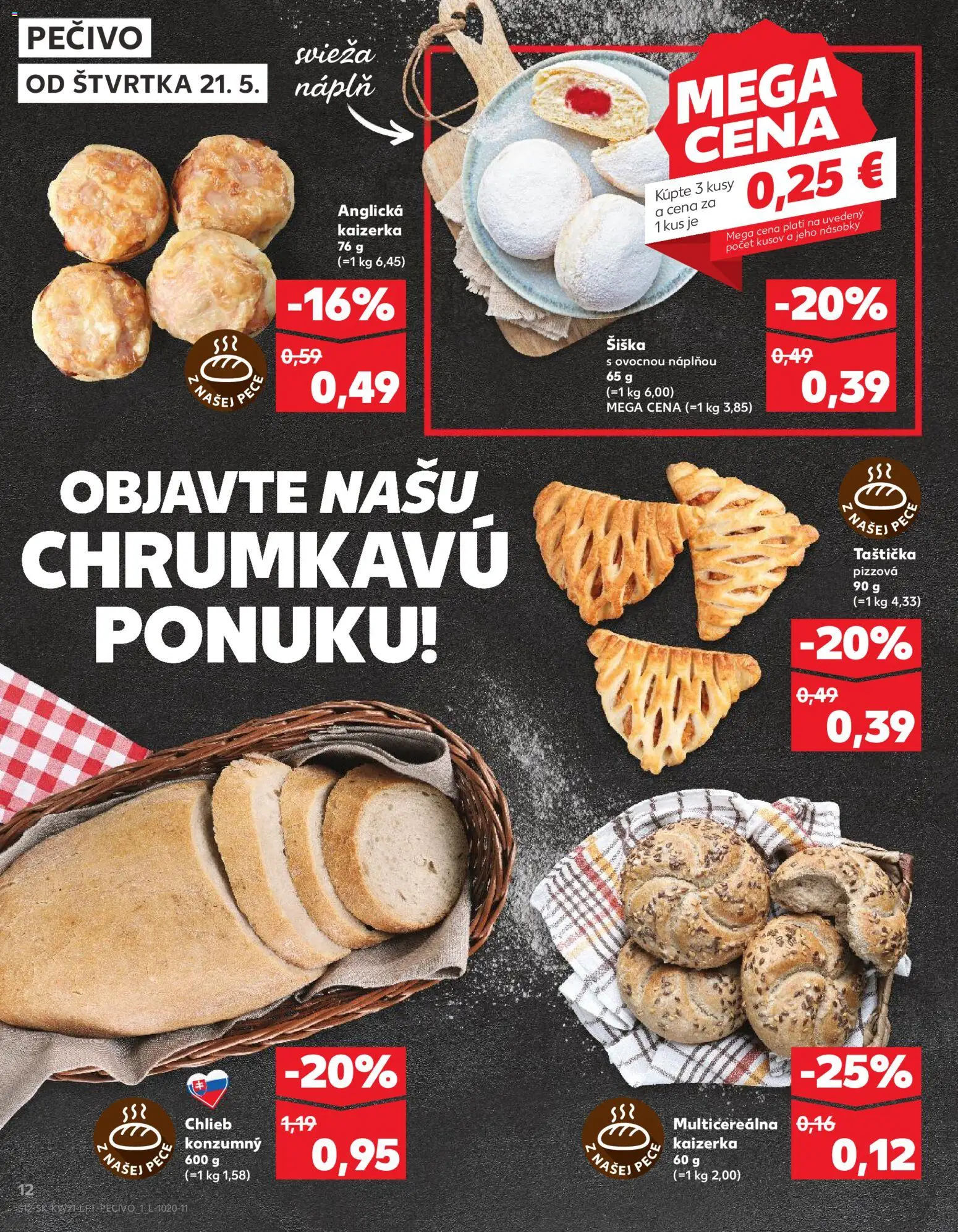 Kaufland SK akciós ujság - amely érvényes a következő dátumtól: 21.05.2026 | Oldal: 12