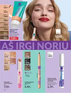 AVON leidinys galioja nuo 2026.06.01 | Puslapis: 72 | Prekių: Makiažo pagrindas, Maskuoklis, Tušas