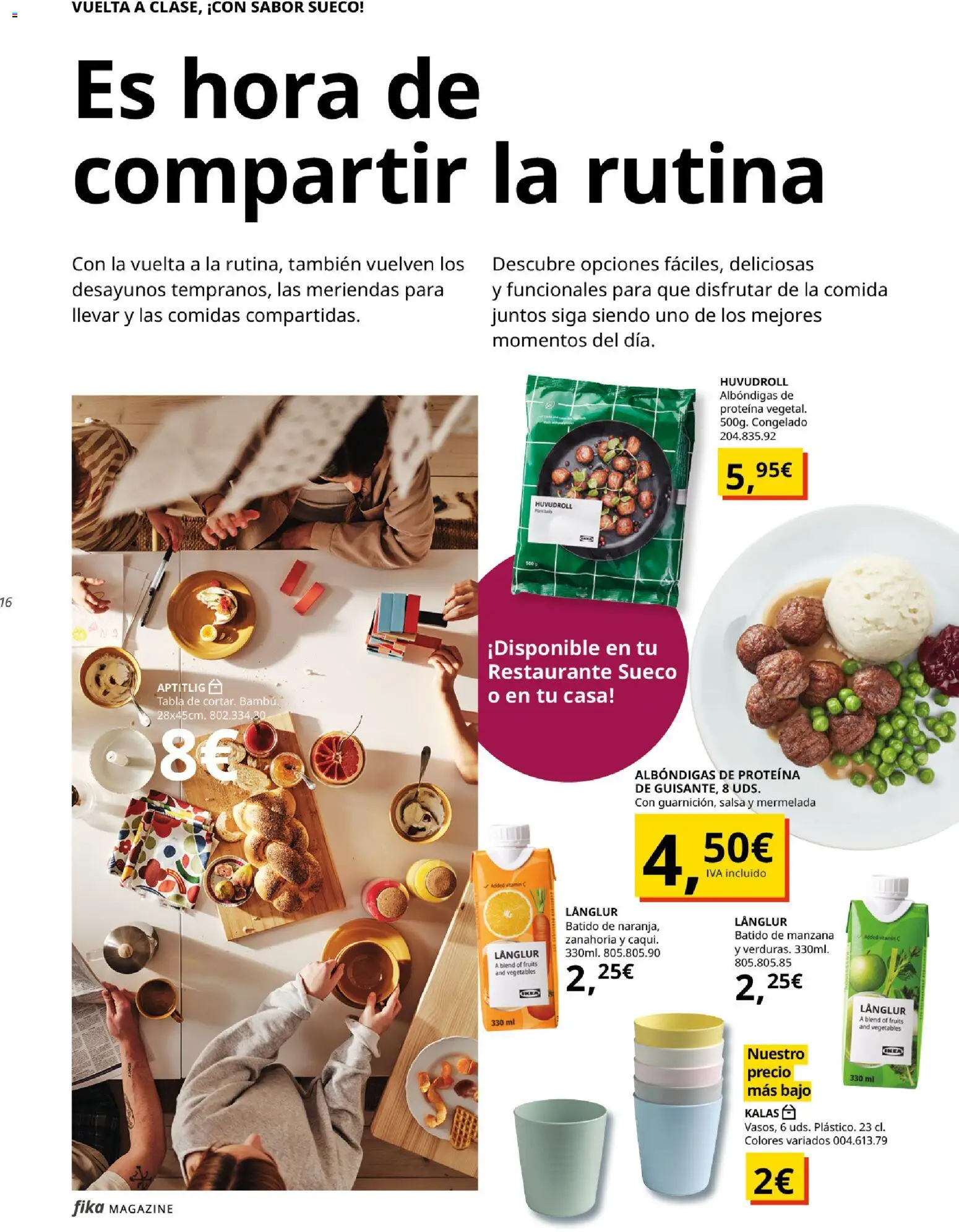 IKEA - Fika Magazine │ válido desde el 01/07/2026 | Página: 16 | Productos: Zanahoria, Manzana