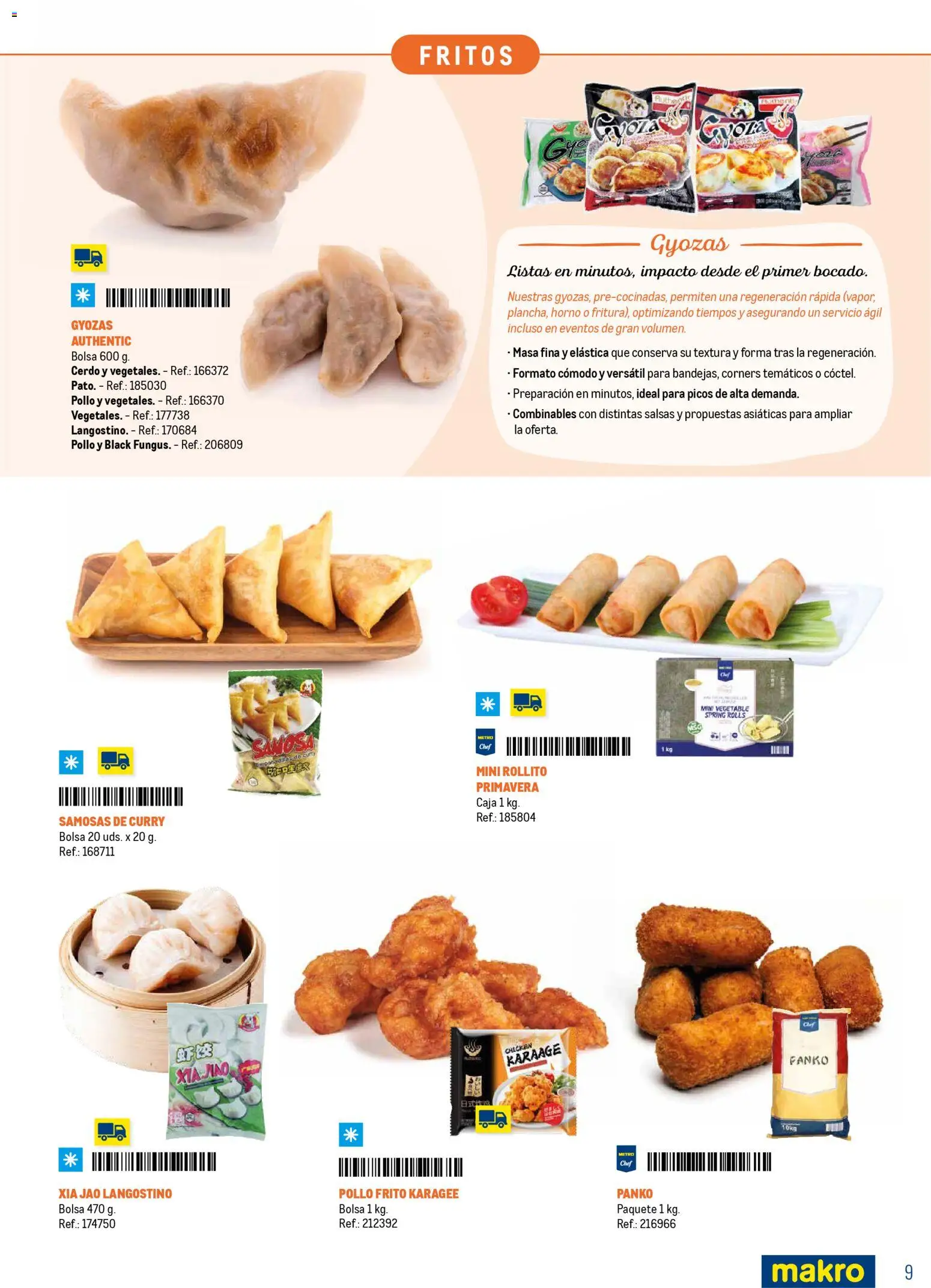Makro Especial Catering │ válido desde el 16/03/2026 | Página: 9 | Productos: Cerdo, Bolsa, Horno, Langostino