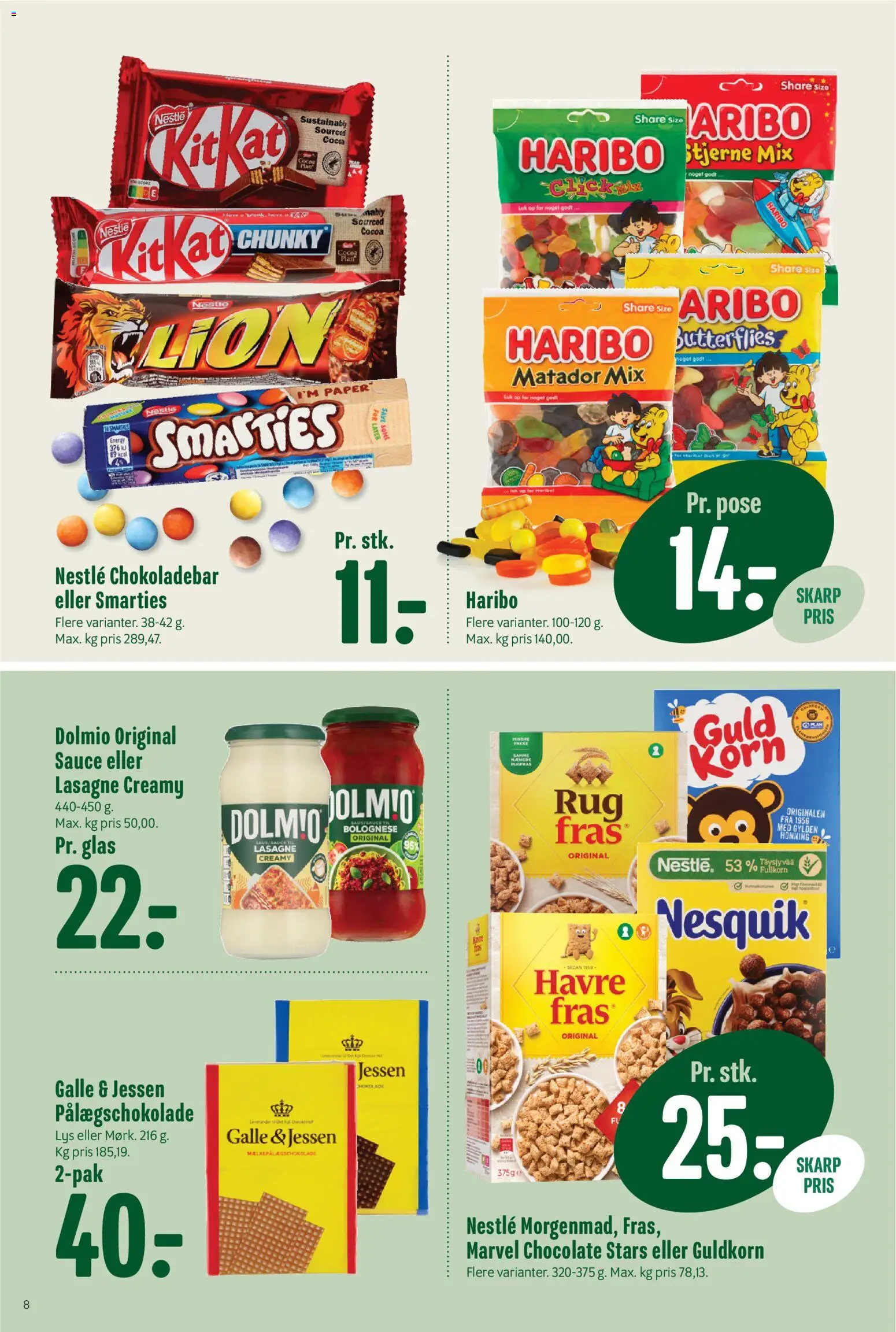 Min Købmand tilbudsavis – gyldig fra 10/07/2026 | Side: 9 | Produkter: Korn, Honning, Pålægschokolade, Carpete