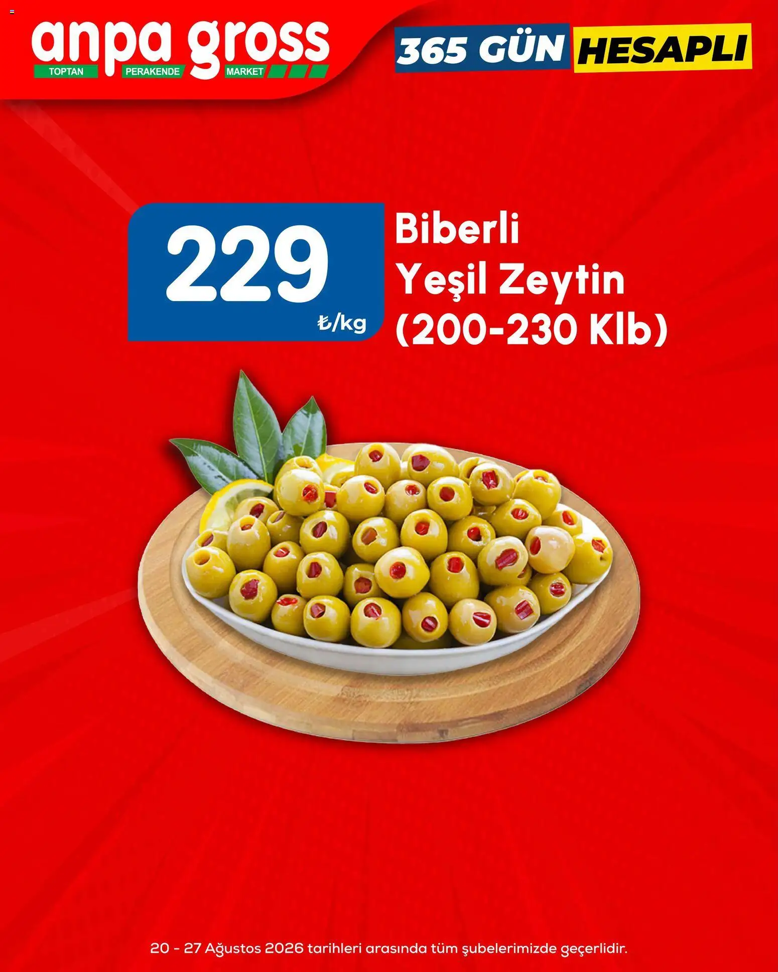 Anpa Gross Katalog - 20 Ağustos 2026 tarihinden itibaren geçerlidir | Sayfa: 6 | Ürünler: Zeytin
