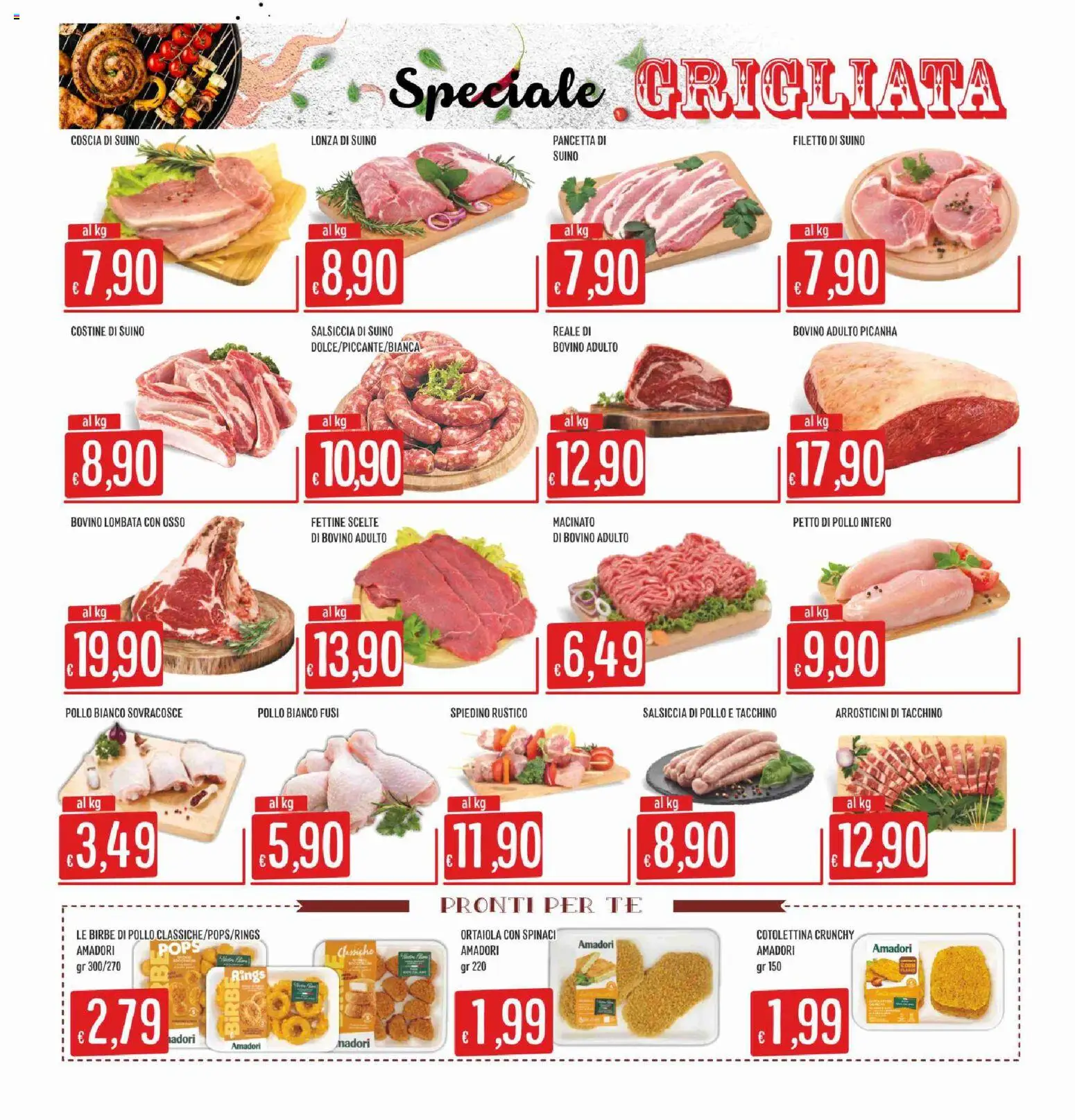 Volantino SISA del 06/08/2026 | Pagina: 7 | Prodotti: Bovino, Pollo, Pancetta, Tacchino