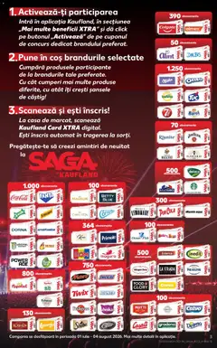 Kaufland RO akciós újság - amely érvényes a következő dátumtól: 2026.07.15. | Oldal: 3 | Termékek: Magnum, Whiskas, Coca Cola, Snickers