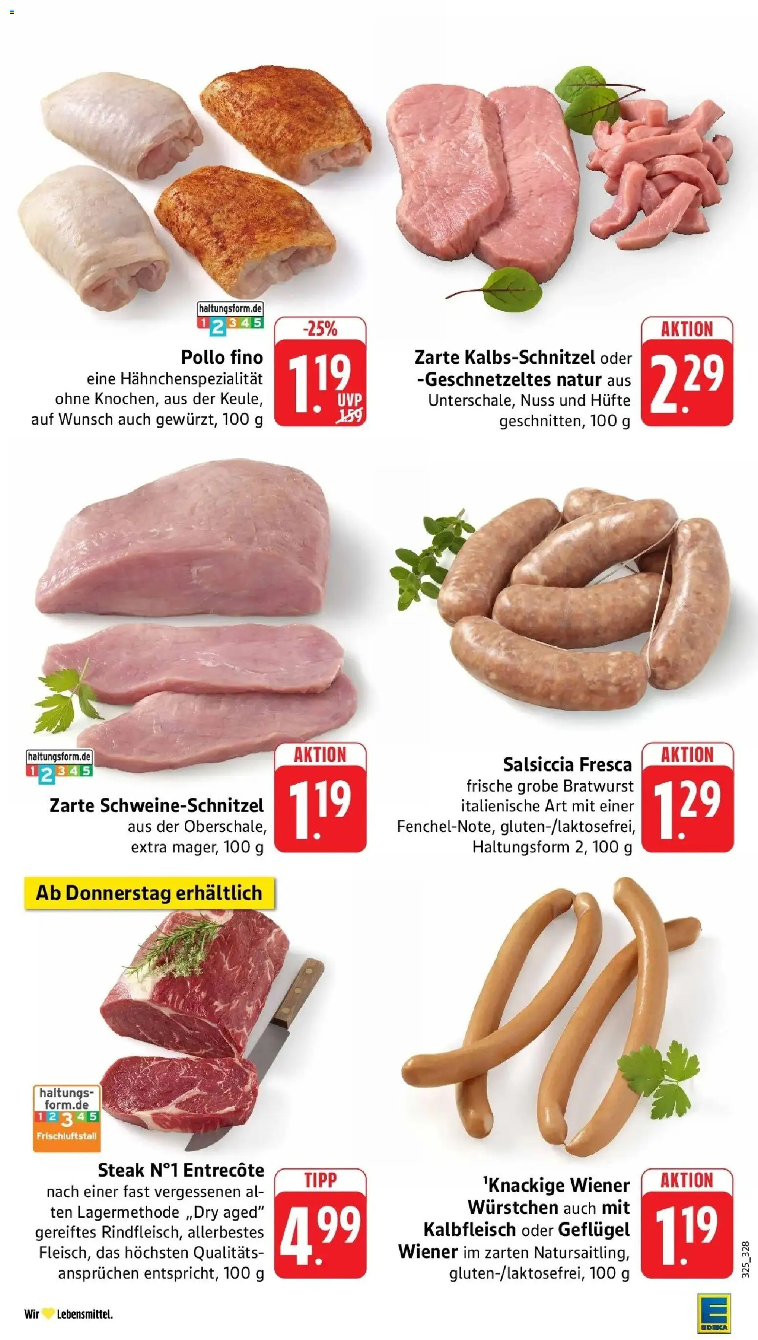 E center Prospekt Mannheim-Neuostheim – gültig ab 17.05.2026 | Seite: 18 | Produkte: Bratwurst, Entrecote, Steak