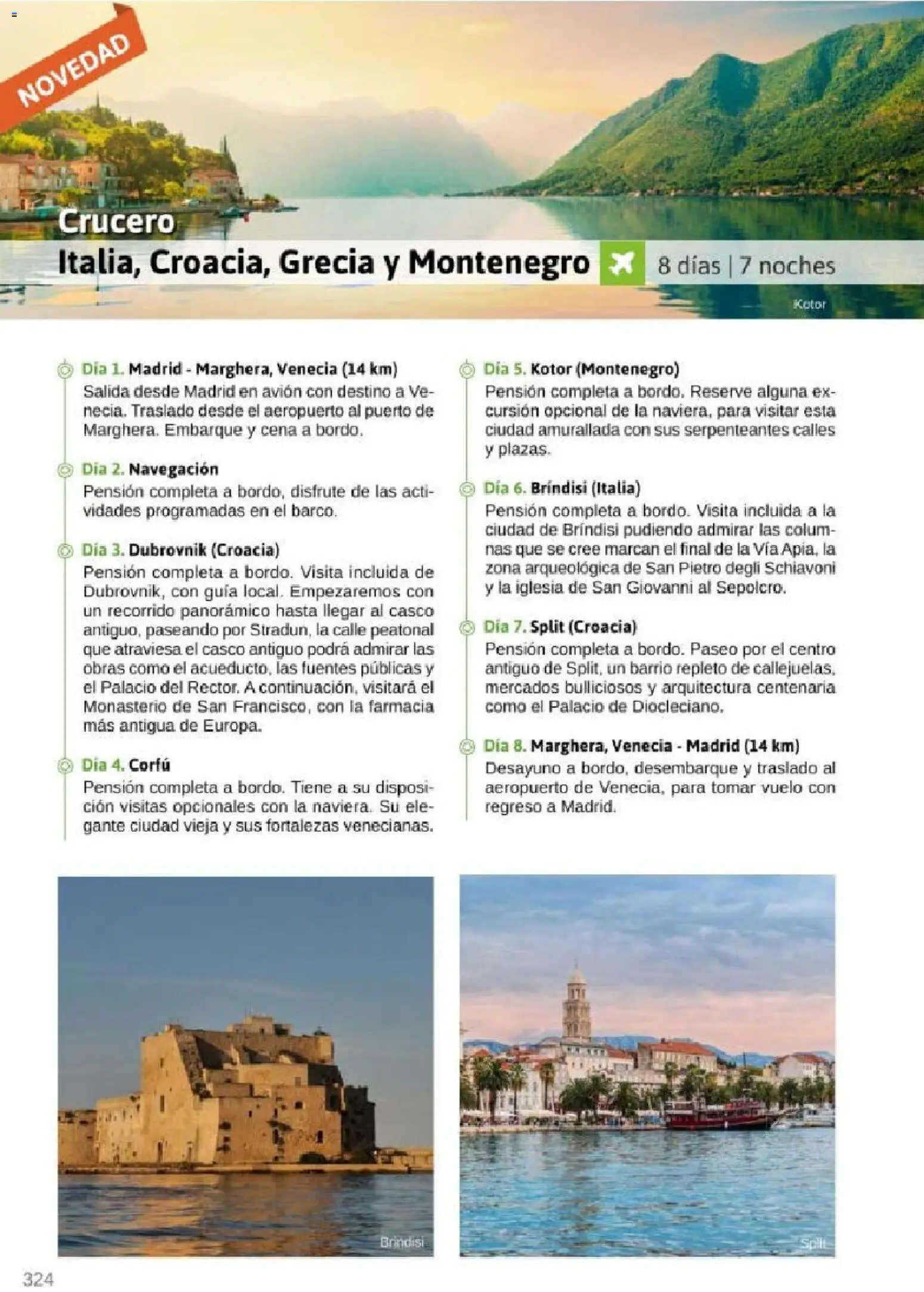 Viajes El Corte Inglés Rutas Culturales de la Comunidad de Madrid │ válido desde el 01.04.2026 | Página: 324 | Productos: Navegación