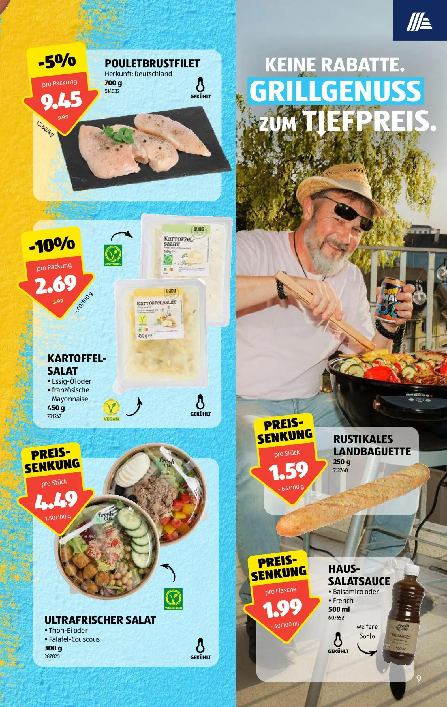 Aldi aktionen – gültig ab 30.07.2026 | Seite: 9 | Produkte: Balsamico, Dressing, Baguette, Mayonnaise