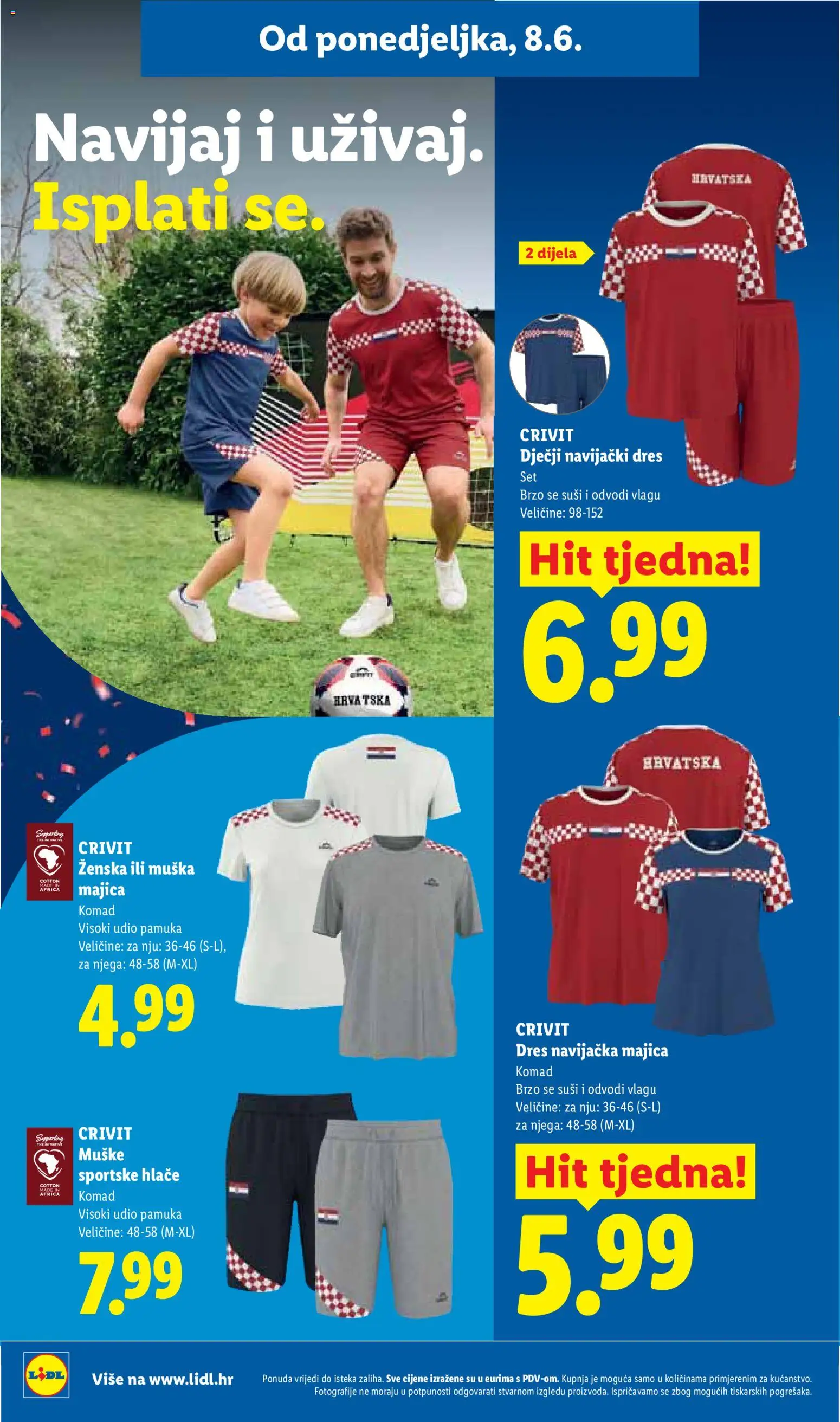 Lidl katalog | vrijedi od 08.06.2026 | Stranica: 34 | Proizvodi: Majica, Hlače