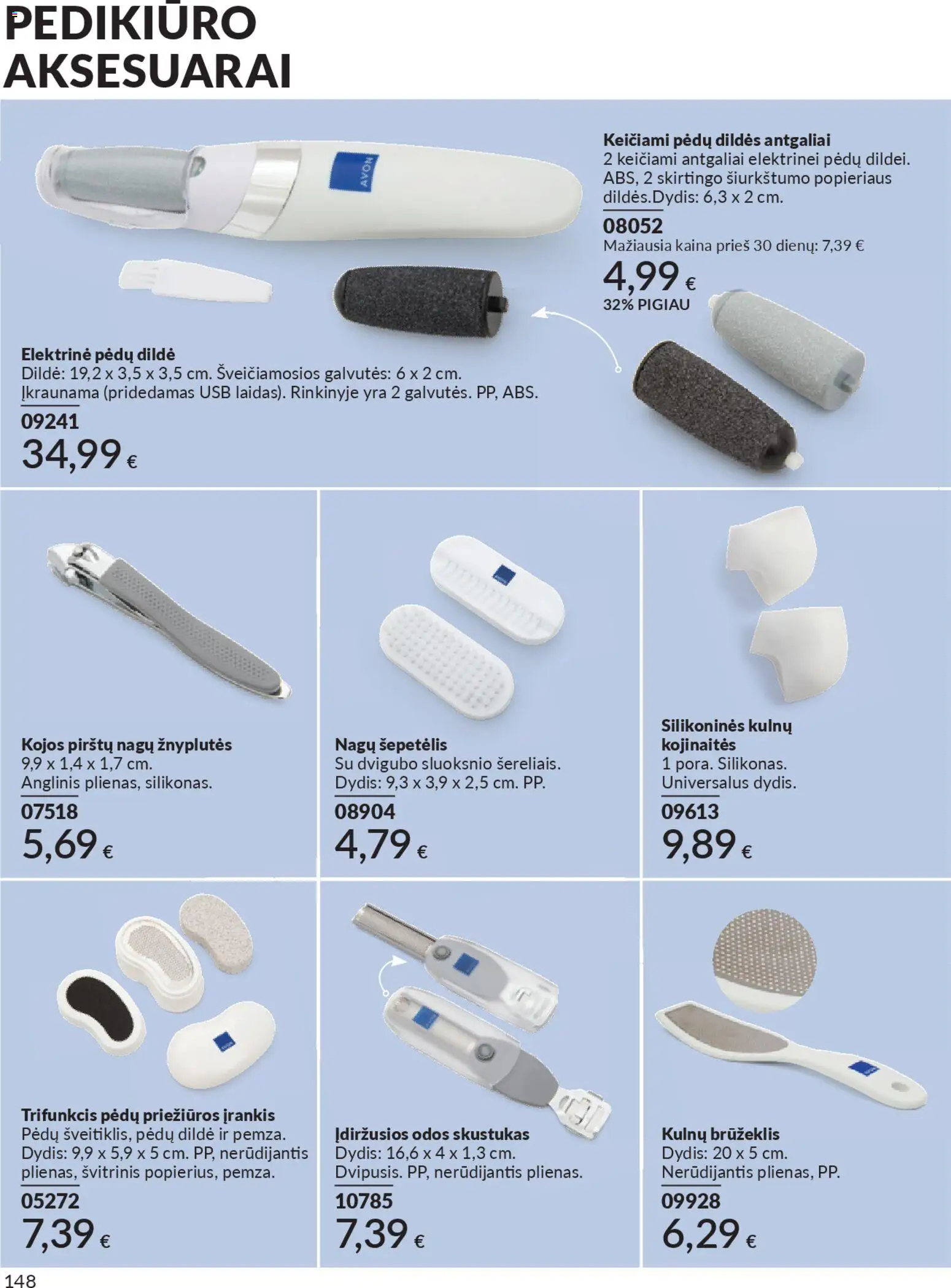 AVON akcijos nuo 2026.04.01 | Puslapis: 148 | Prekių: Šepetėlis, USB
