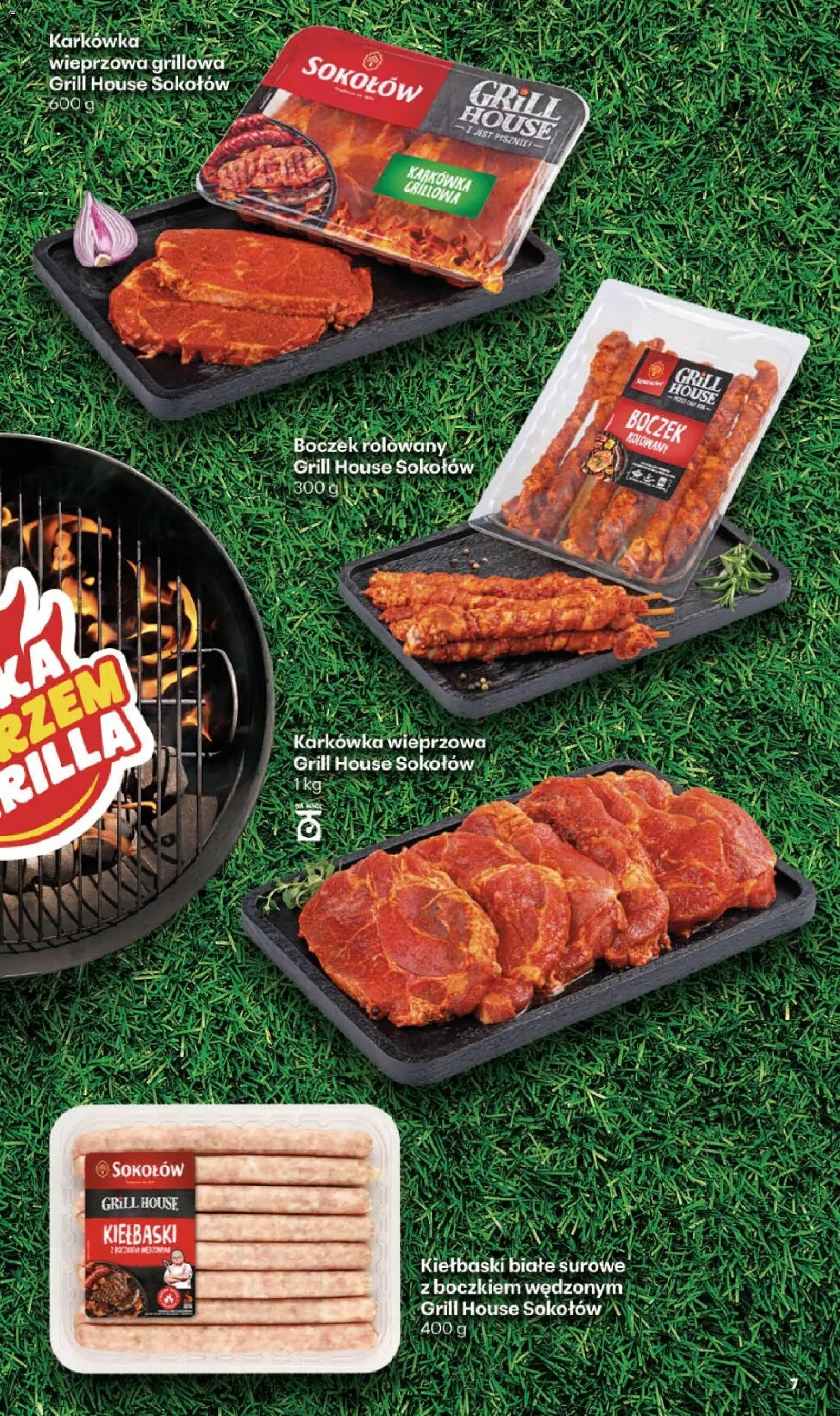 Delikatesy Centrum gazetka - Sklepy Własne od 11.06.2026 | Strona: 7 | Produkty: Karkówka, Grill, Kiełbaski, Boczek