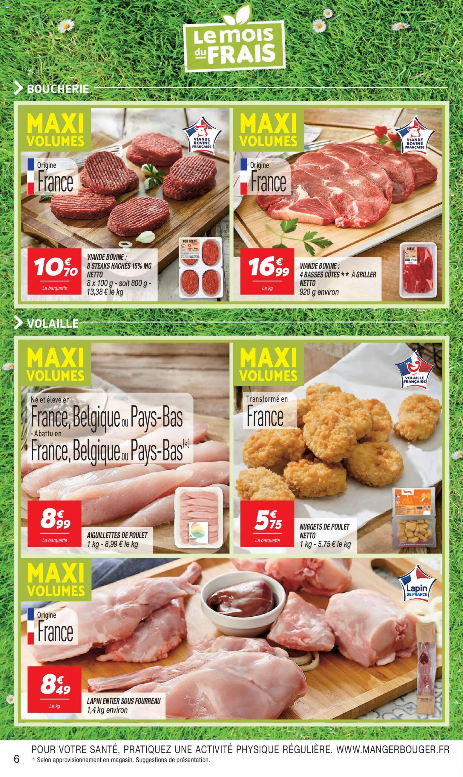 {H1} | Page: 6 | Produits: Lapin, Volaille, Viande, Viande bovine