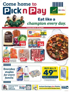 Pick n Pay specials catalogue – valid from 13/07/2026