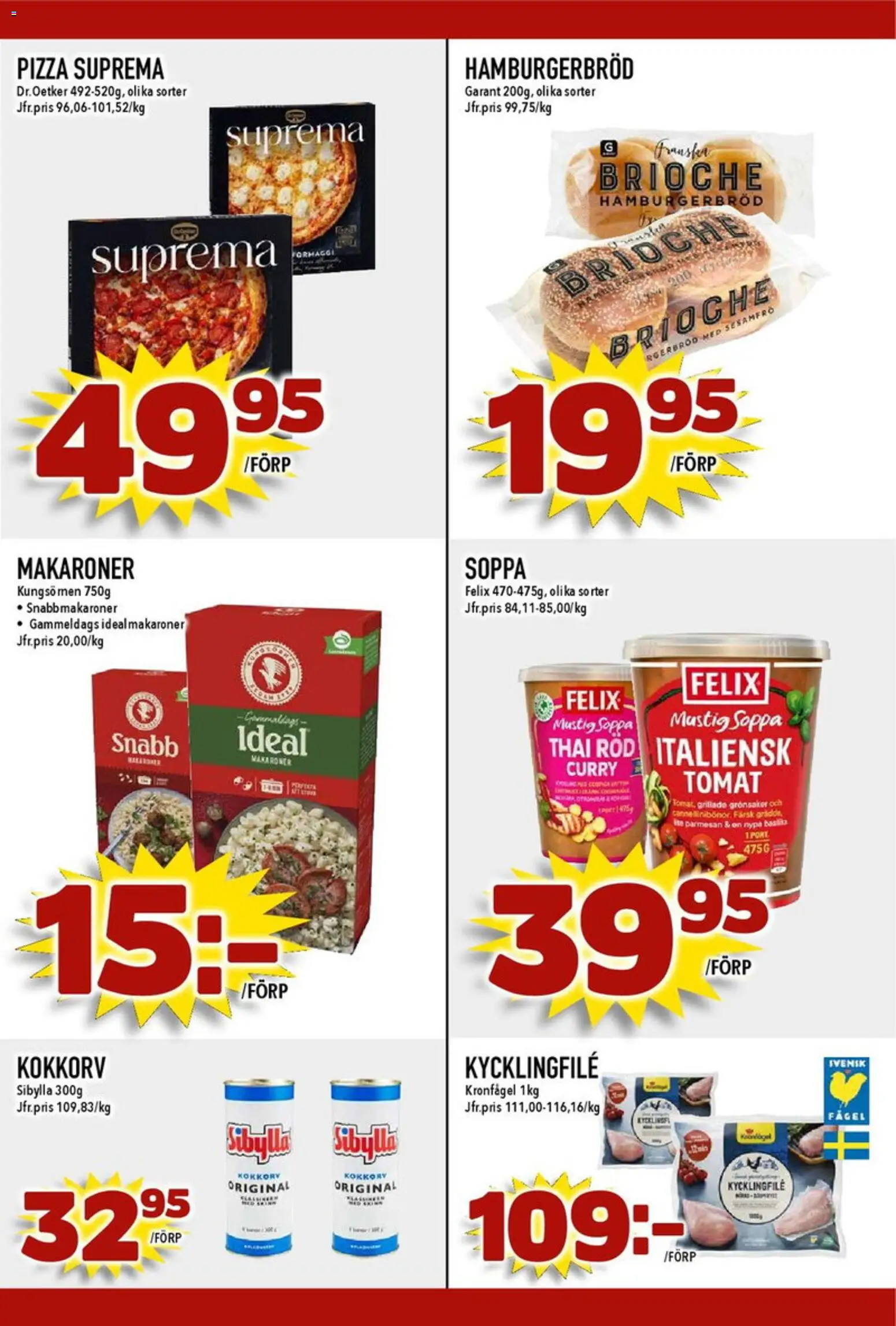 Matdax reklamblad aktuell från 24/08/2026 | Sida: 19 | Produkter: Tomat, Parmesan, Makaroner, Hamburgerbröd