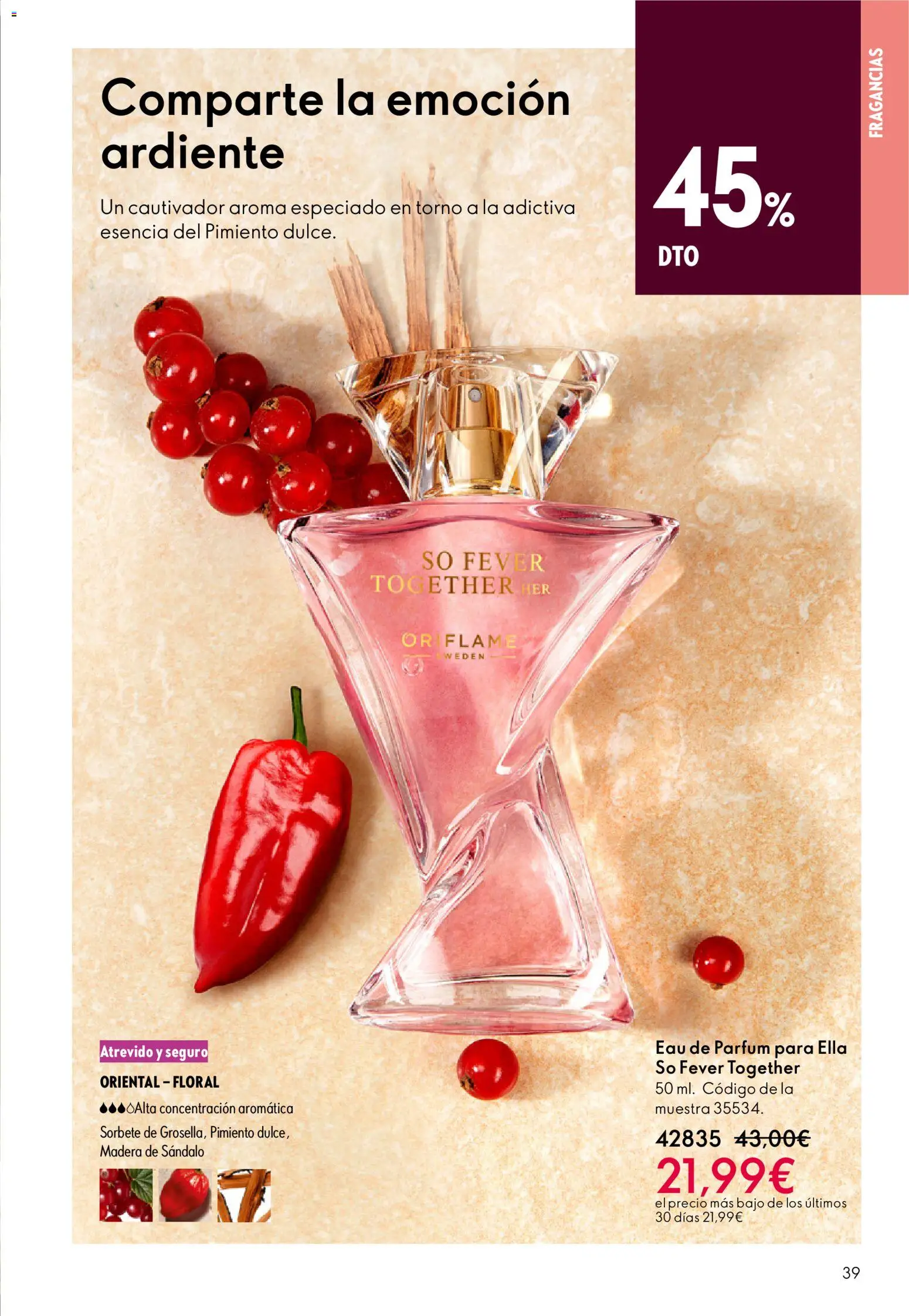 Oriflame - Catálogo Campaña 4 │ válido desde el 11.03.2026 | Página: 39 | Productos: Κάδος απορρυμάτων, Eau de parfum