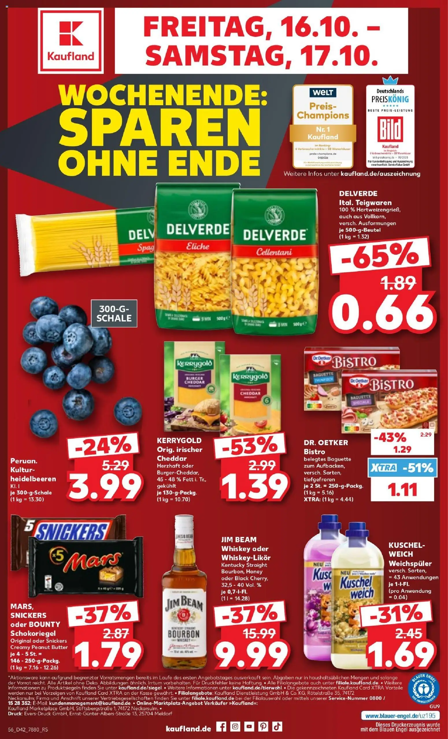 Kaufland Prospekt Hamburg – gültig ab 12.10.2026 | Seite: 62 | Produkte: Jim beam, Mars, Bourbon, Whiskey