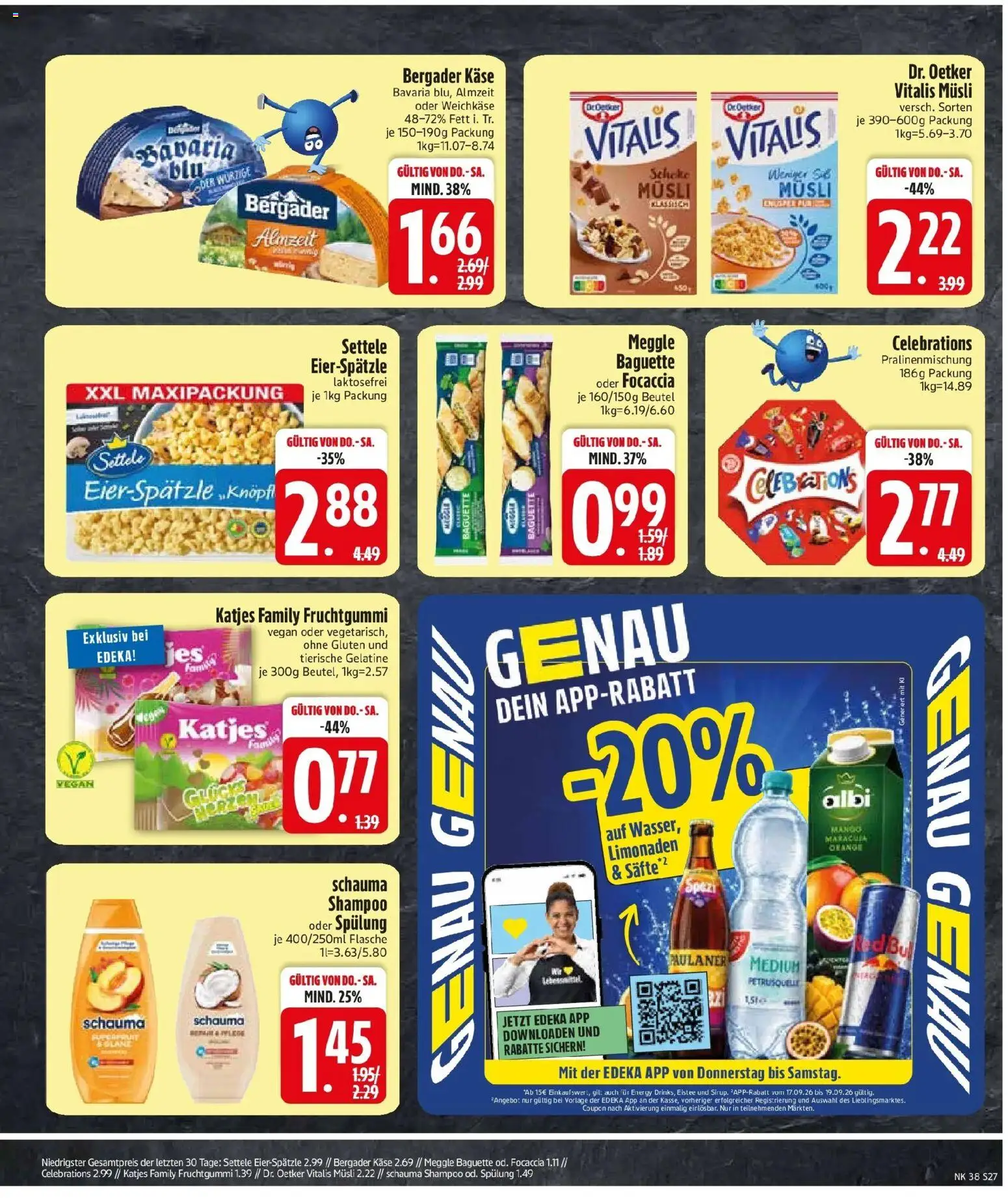 Edeka Prospekt Neusäß-Steppach (ab 14.09.2026) » Angebote Online | Seite: 31 | Produkte: Musli, Schauma shampoo, Celebrations, Paulaner