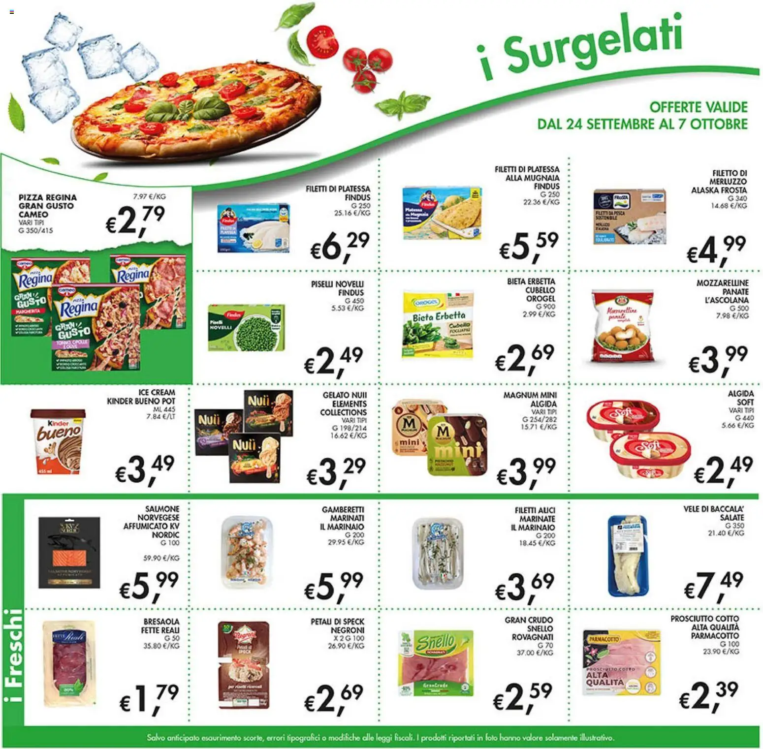 Volantino Coal del 24/09/2026 | Pagina: 17 | Prodotti: Speck, Salmone, Magnum, Piselli