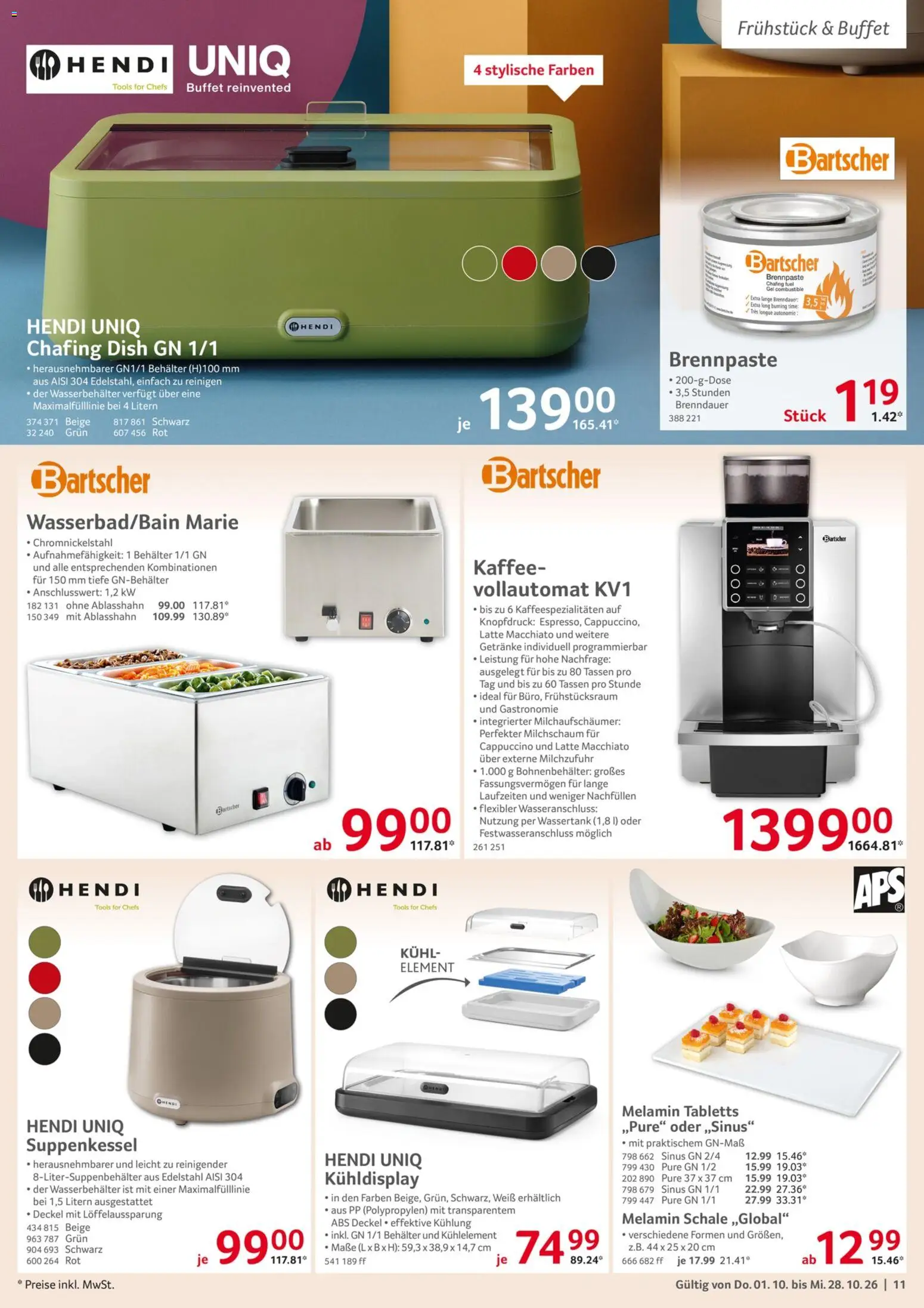 Selgros Gastro Angebote – gültig ab 01.10.2026 | Seite: 11 | Produkte: Kaffee