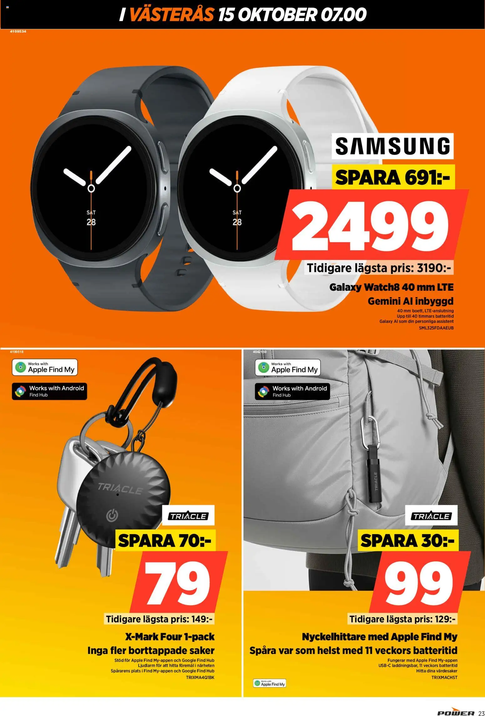 Power reklamblad aktuell från 15/10/2026 | Sida: 23 | Produkter: Äpple