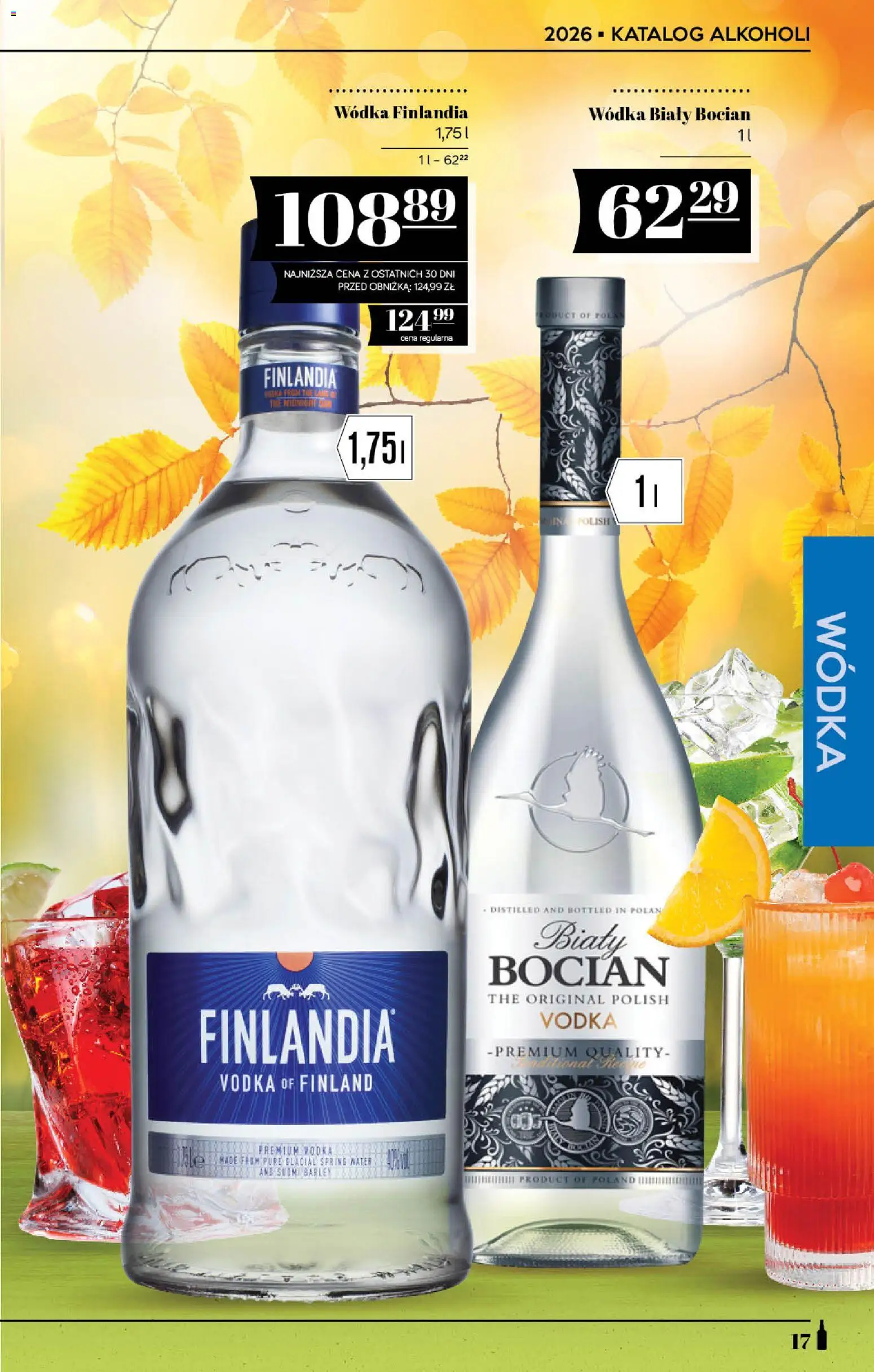 POLOmarket katalog - Alkoholi od 24.09.2026 | Strona: 17 | Produkty: Wódka finlandia, Finlandia wódka, Vodka, Wódka
