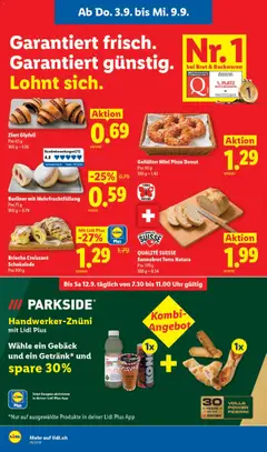 Gefüllter Mini Pizza Donut, Pro 90 g ab 03.09.2026 gültig | Seite: 10