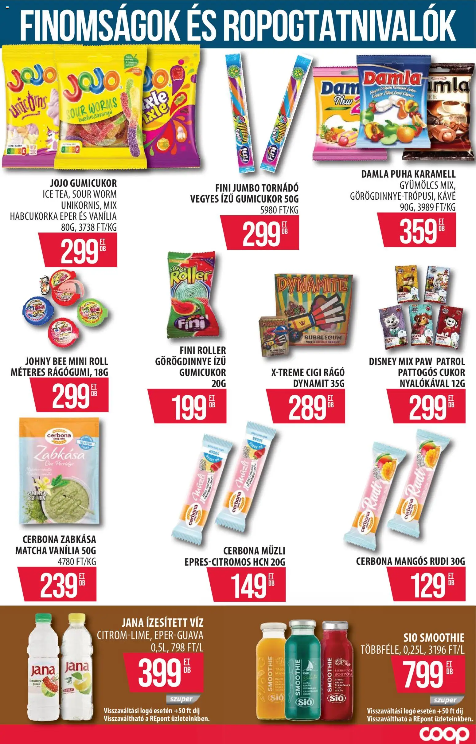 COOP Szolnok akciós ujság - amely érvényes a következő dátumtól: 11.06.2026 | Oldal: 14 | Termékek: Müzli, Roller, Zabkása, Cukor