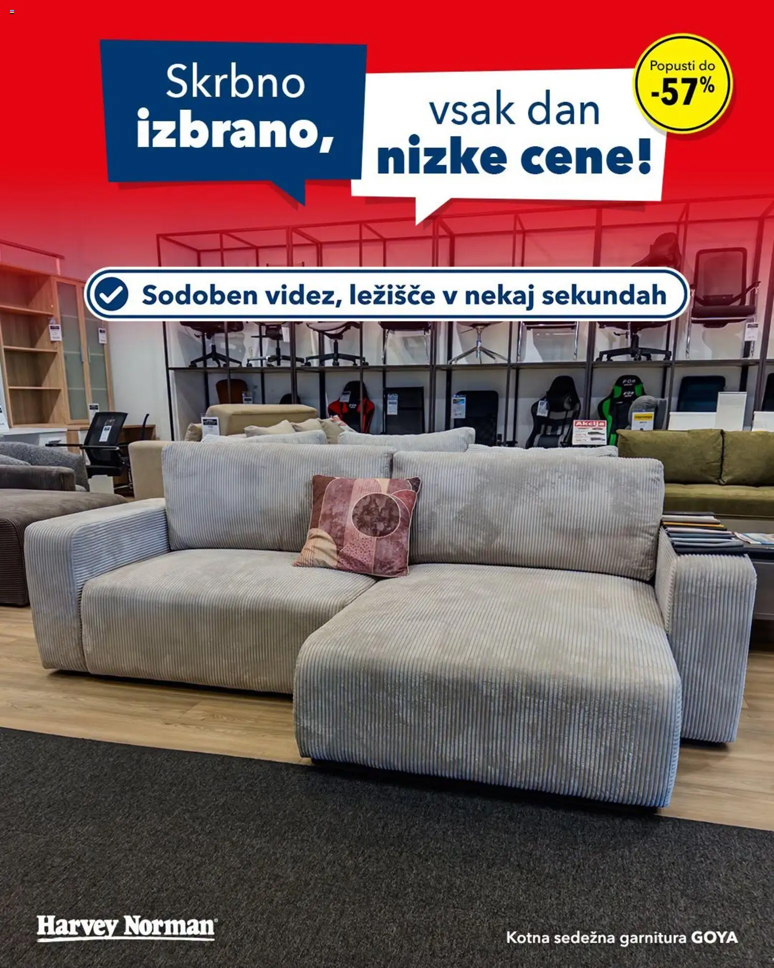 Novi Harvey Norman katalog ponudbe – veljaven od 21.07.2026 | Stran: 2 | Izdelki: Ležišče, Sedezna garnitura