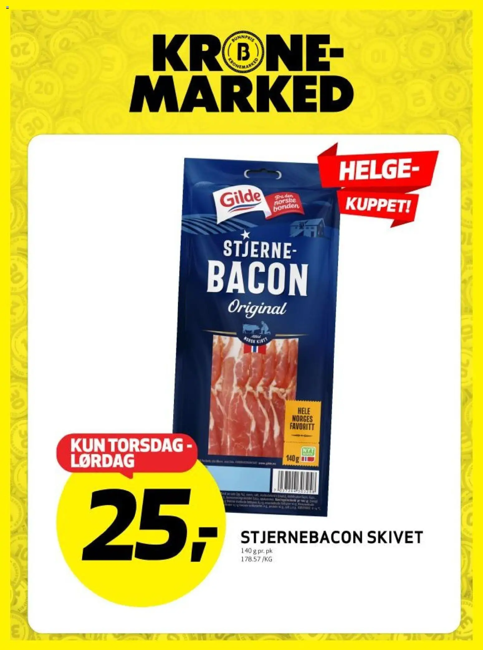 {H1} | Side: 19 | Produkter: Bacon, Stjernebacon