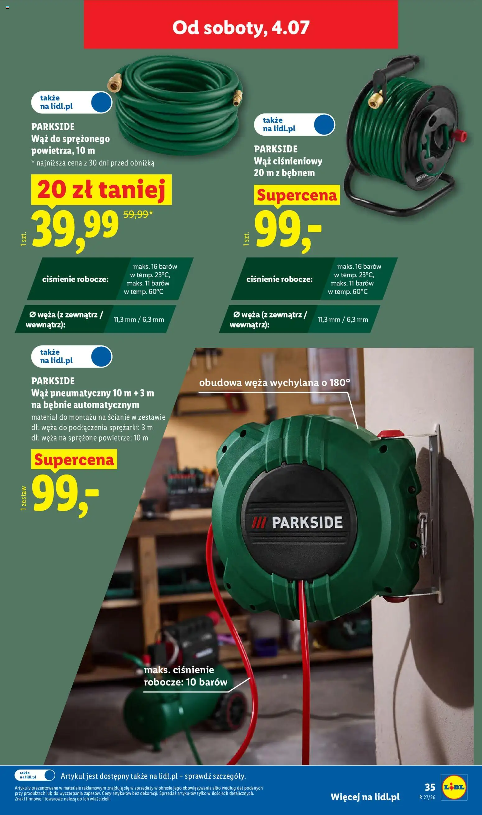 Lidl Polsko katalog od 29.06.2026 | Strana: 45 | Produkty: Parkside