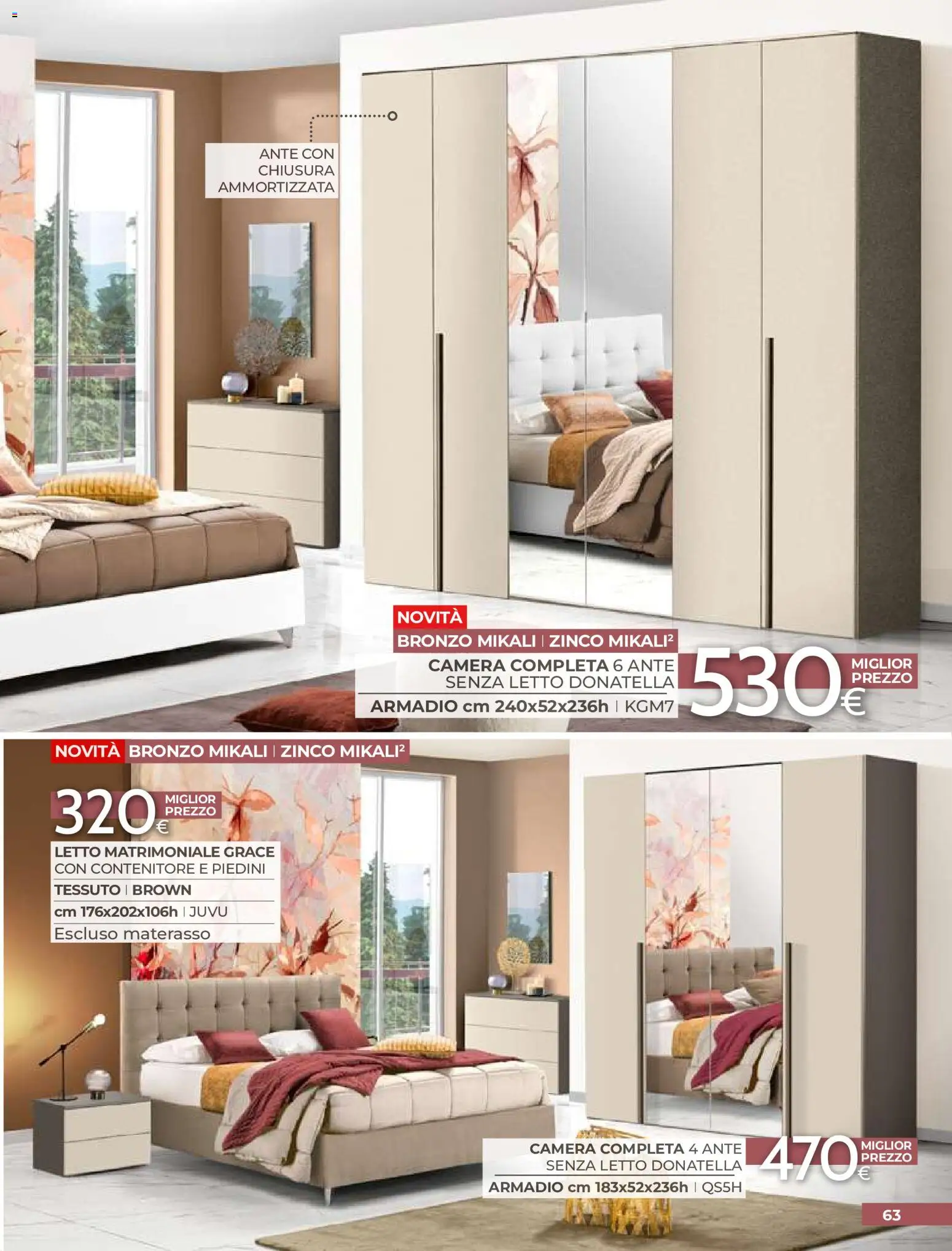 Volantino Mondo Convenienza del 01/09/2026 | Pagina: 65 | Prodotti: Contenitore, Letto, Materasso, Armadio