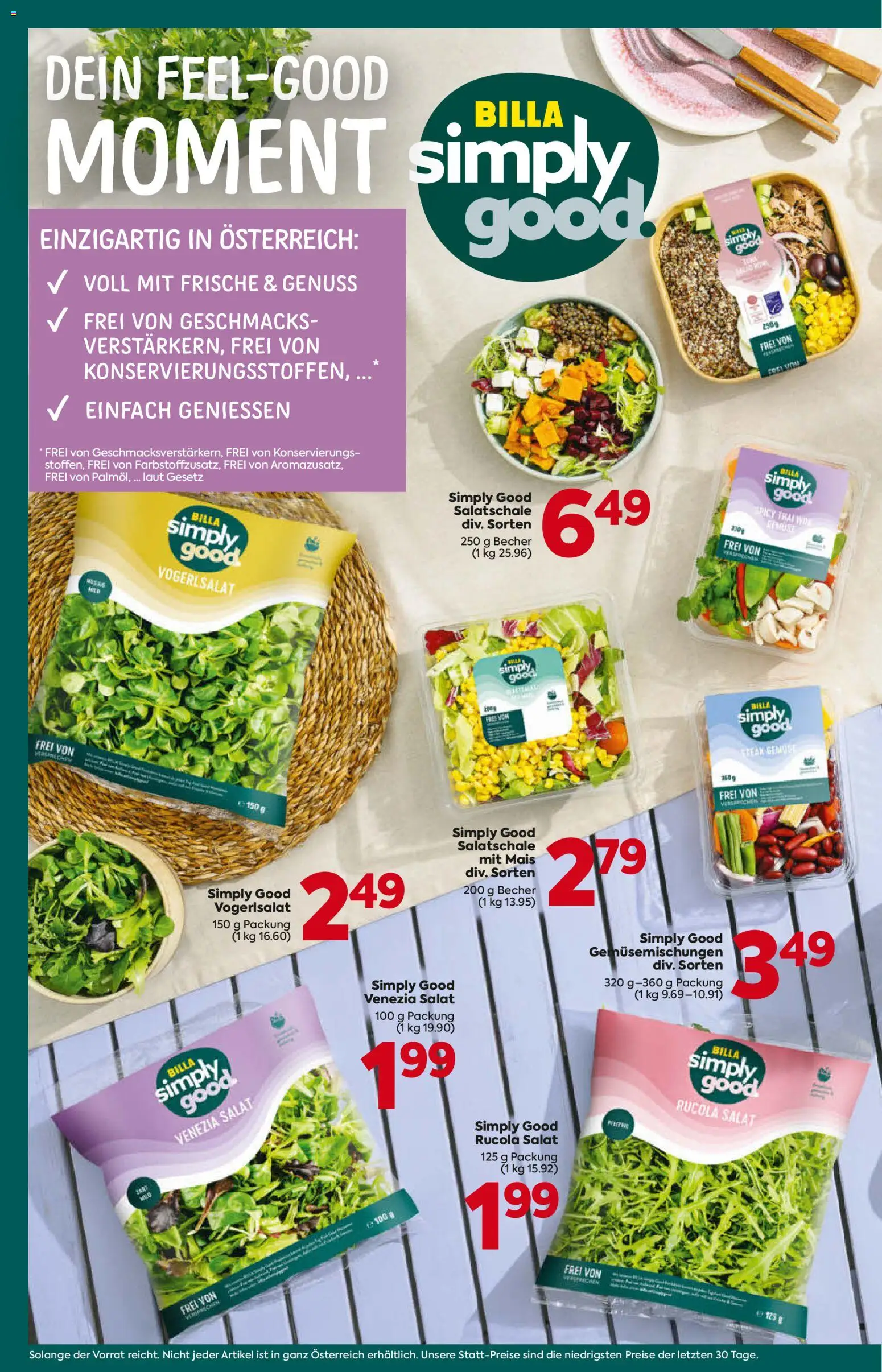 Billa Plus Flugblatt gültig ab 28.05.2026 | Seite: 6 | Produkte: Salat, Gemüse