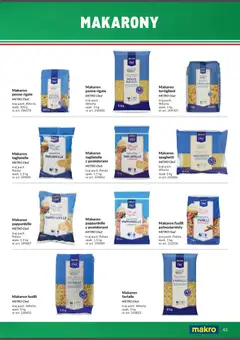 Pogląd oferty "Makro Gazetka - Italia" - ważna od 01.02.2026 | Strona: 43 | Produkty: Penne, Makaron fusilli, Makarony, Makaron