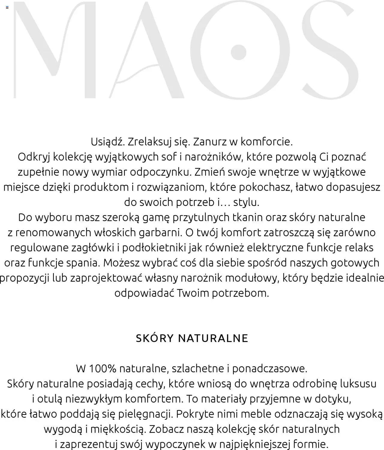Black Red White Gazetka - Katalog mebli wypoczynkowych MAOS od 27.08.2024 | Strona: 3