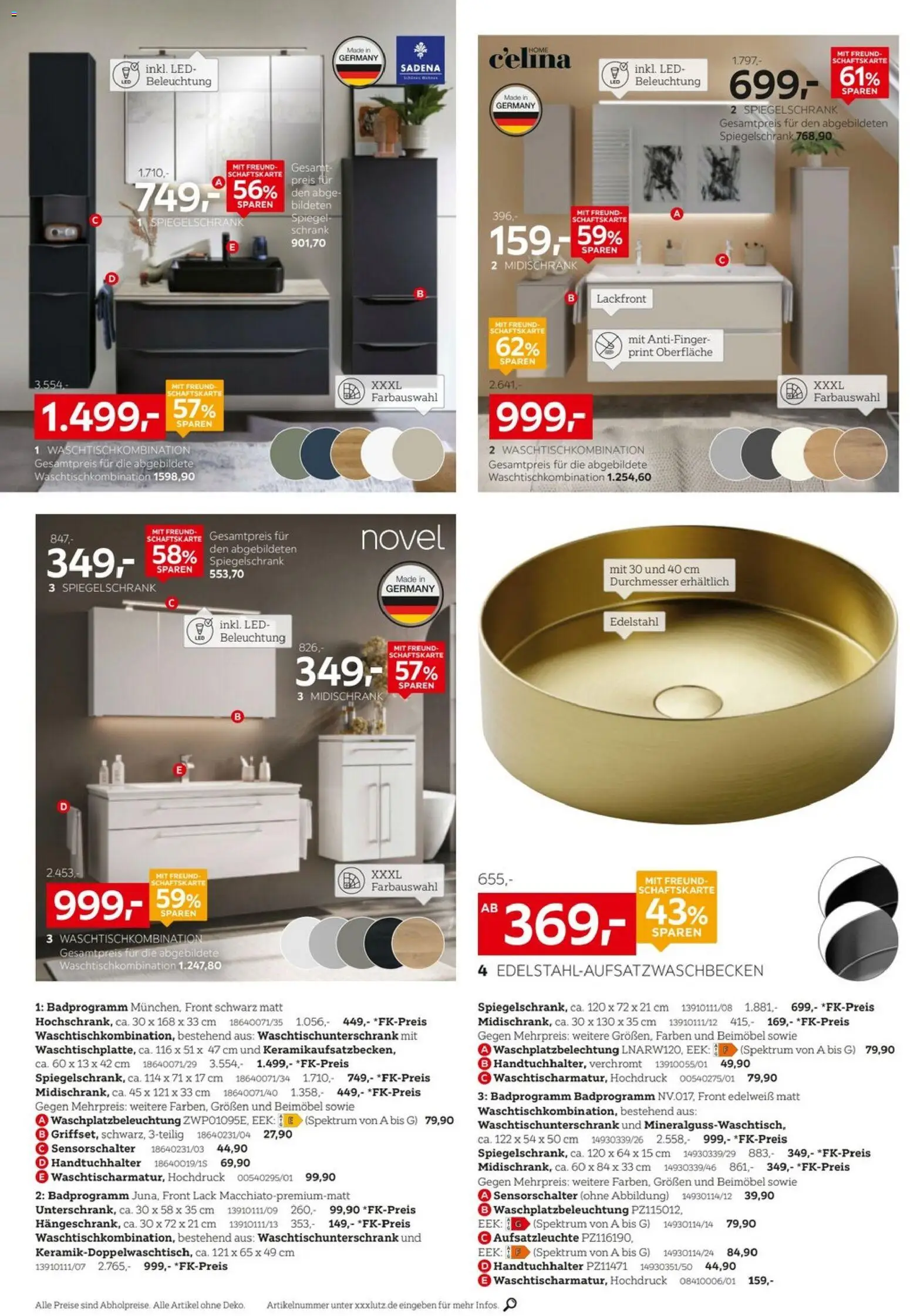 XXXLutz Badezimmer-Testerinnen und -Tester gesucht – gültig ab 25.07.2026 | Seite: 12 | Produkte: Schrank, Spiegel, Handtuchhalter, Midischrank