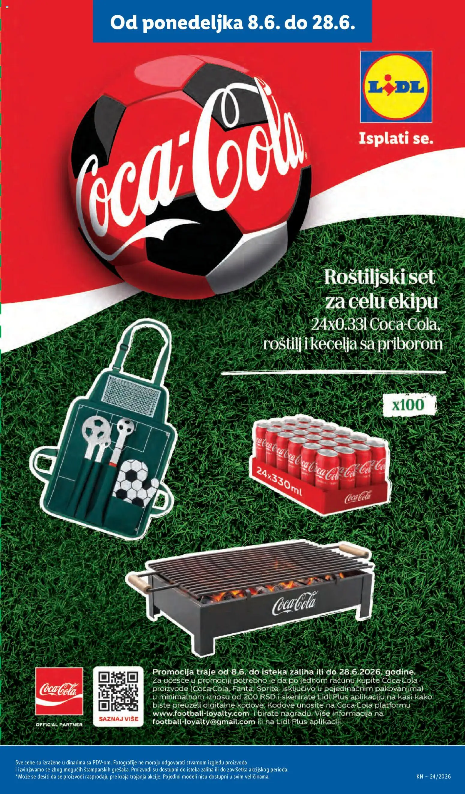 Lidl katalog - važi od 11.06.2026 | Strana: 59 | Proizvode: Coca Cola, Roštilj