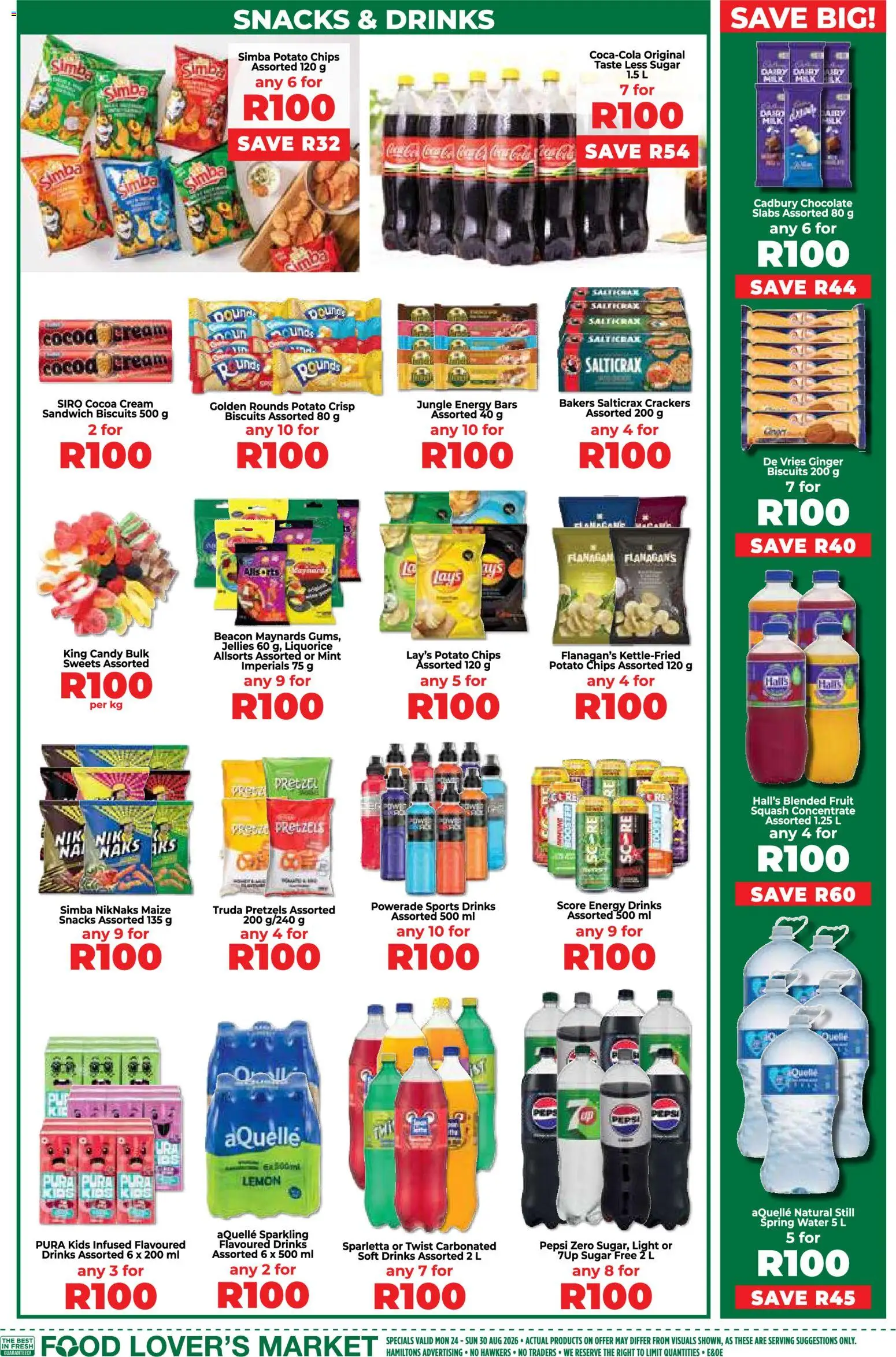 New Food Lover's Market catalogue – valid from 24/08/2026 | Page: 11 | Products: Cocoa, Squash, Light, Water
