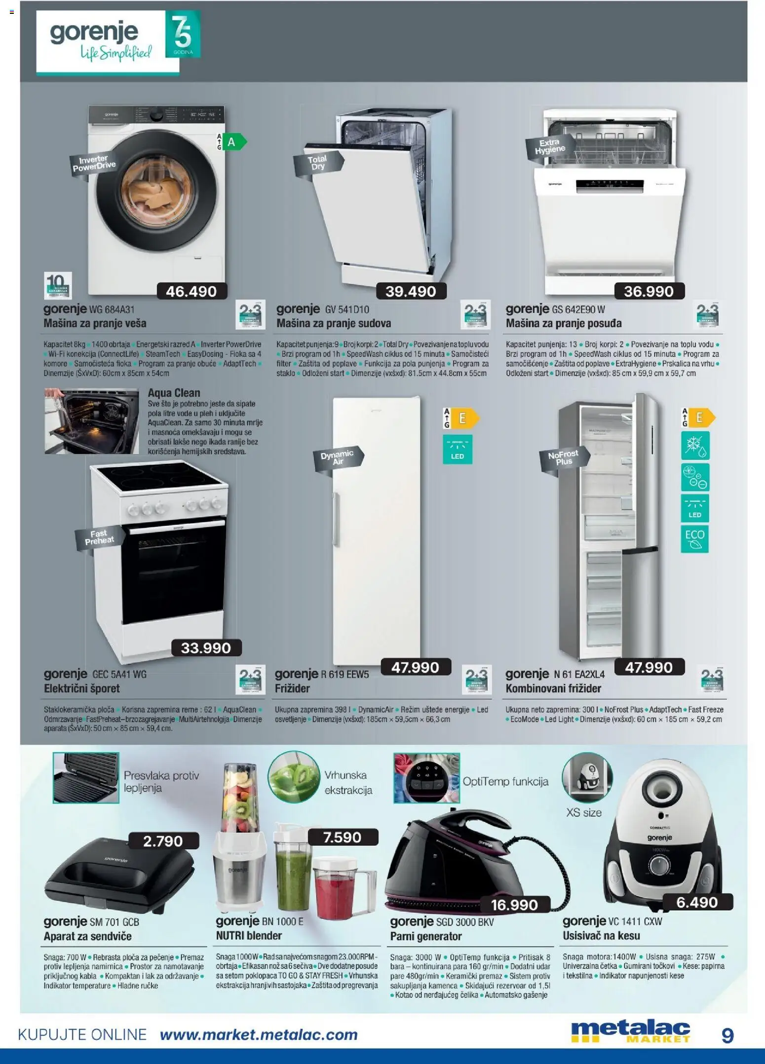 Metalac Market katalog - važi od 01.08.2026 | Strana: 9