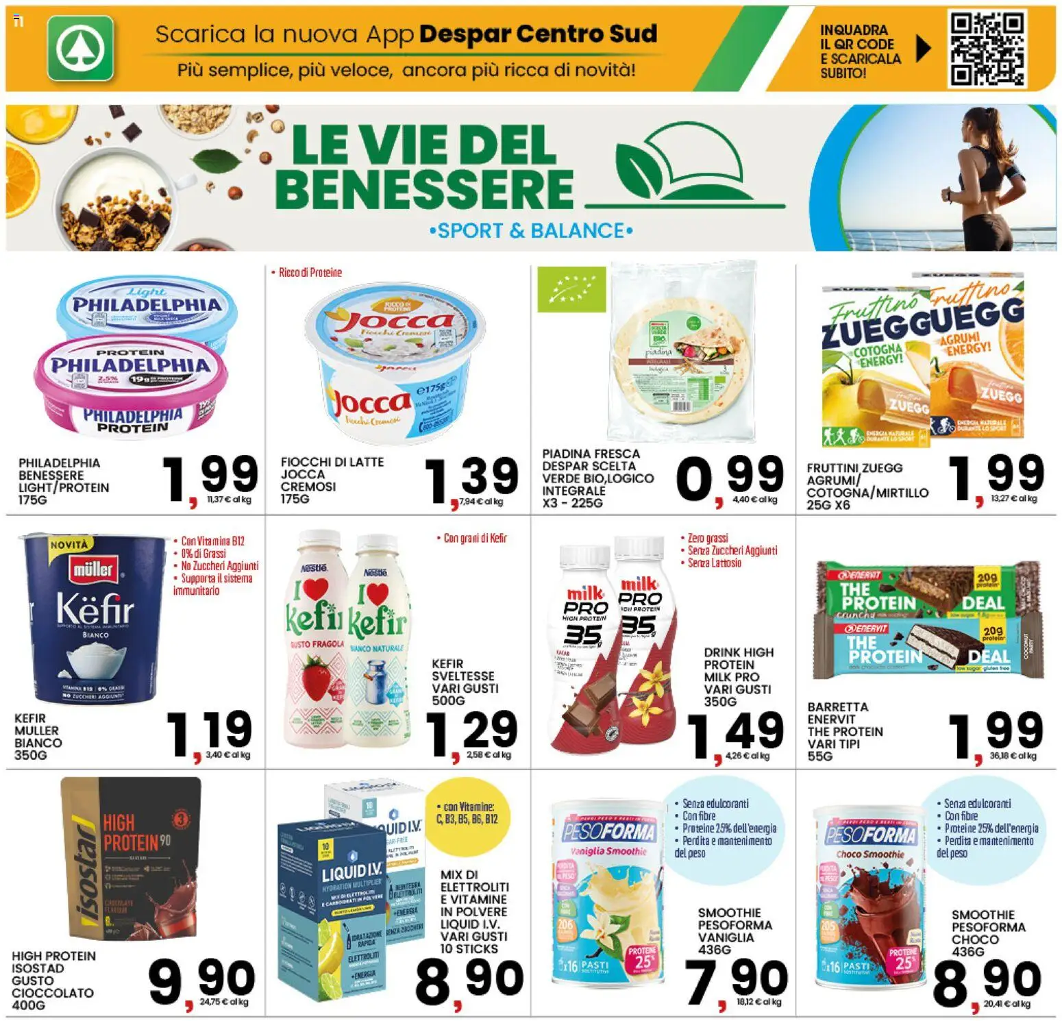 Volantino Interspar del 10/09/2026 | Pagina: 11 | Prodotti: Kefir, Cioccolato, Latte, Senza lattosio