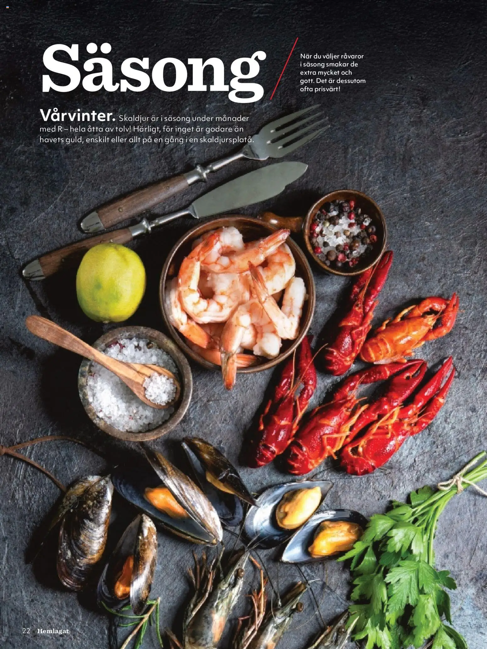 Hemköp reklamblad aktuell från 30/09/2026 | Sida: 22 | Produkter: Skaldjur