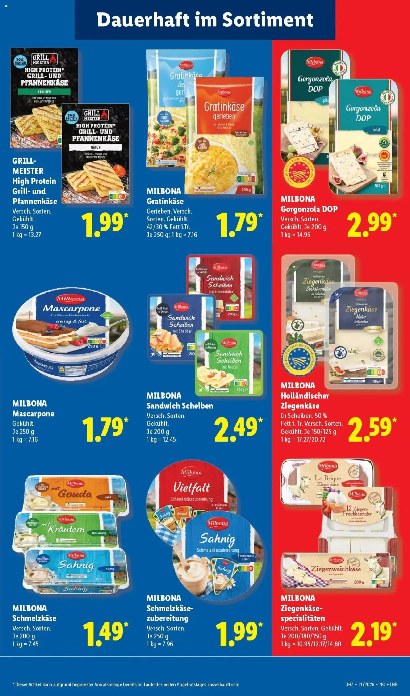 Lidl Prospekt Höxter – gültig ab 17.05.2026 | Seite: 27 | Produkte: Mascarpone, Gouda, Ziegenkäse, Frischkase